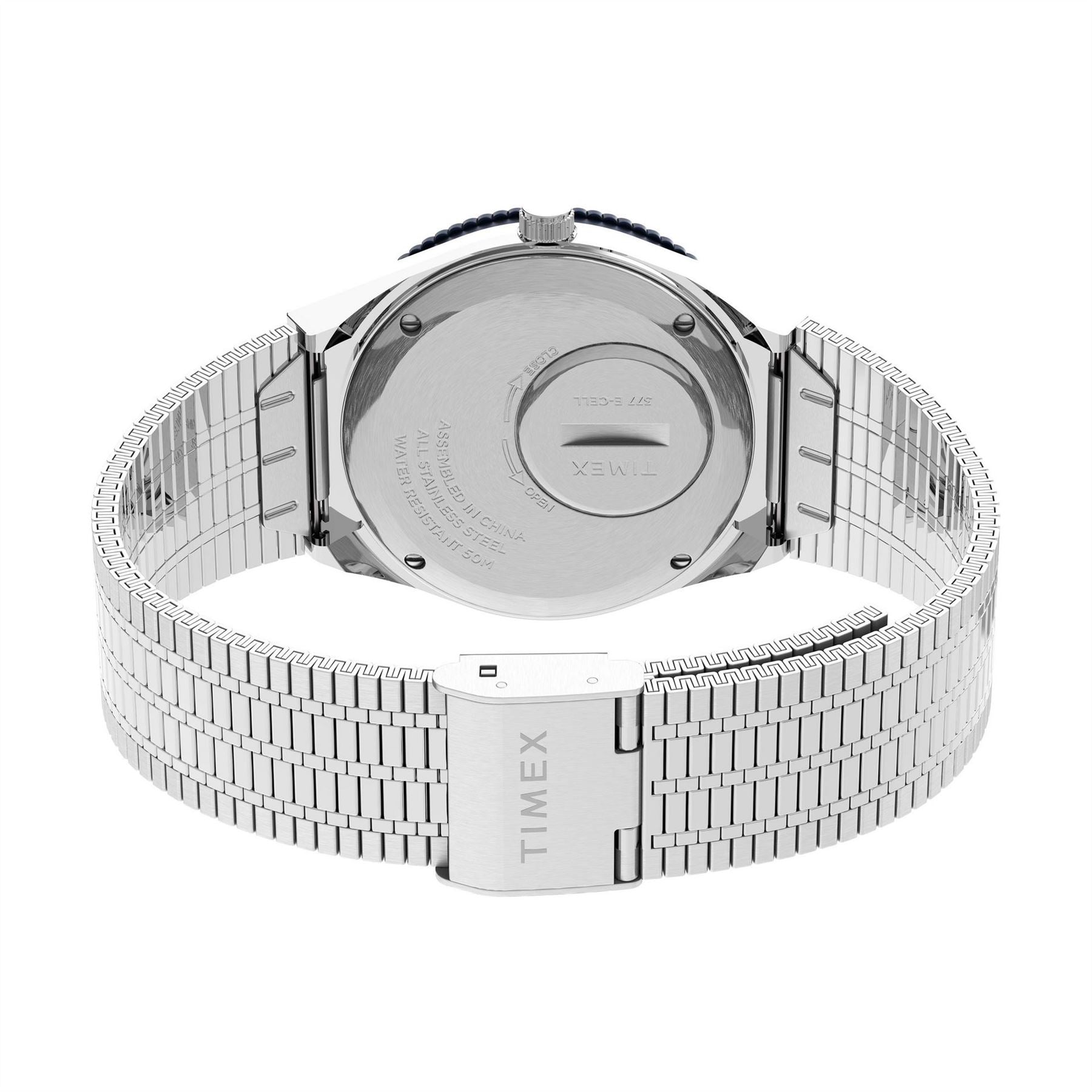 Timex Q Diver Steel Bracelet Analogue Dive Watch