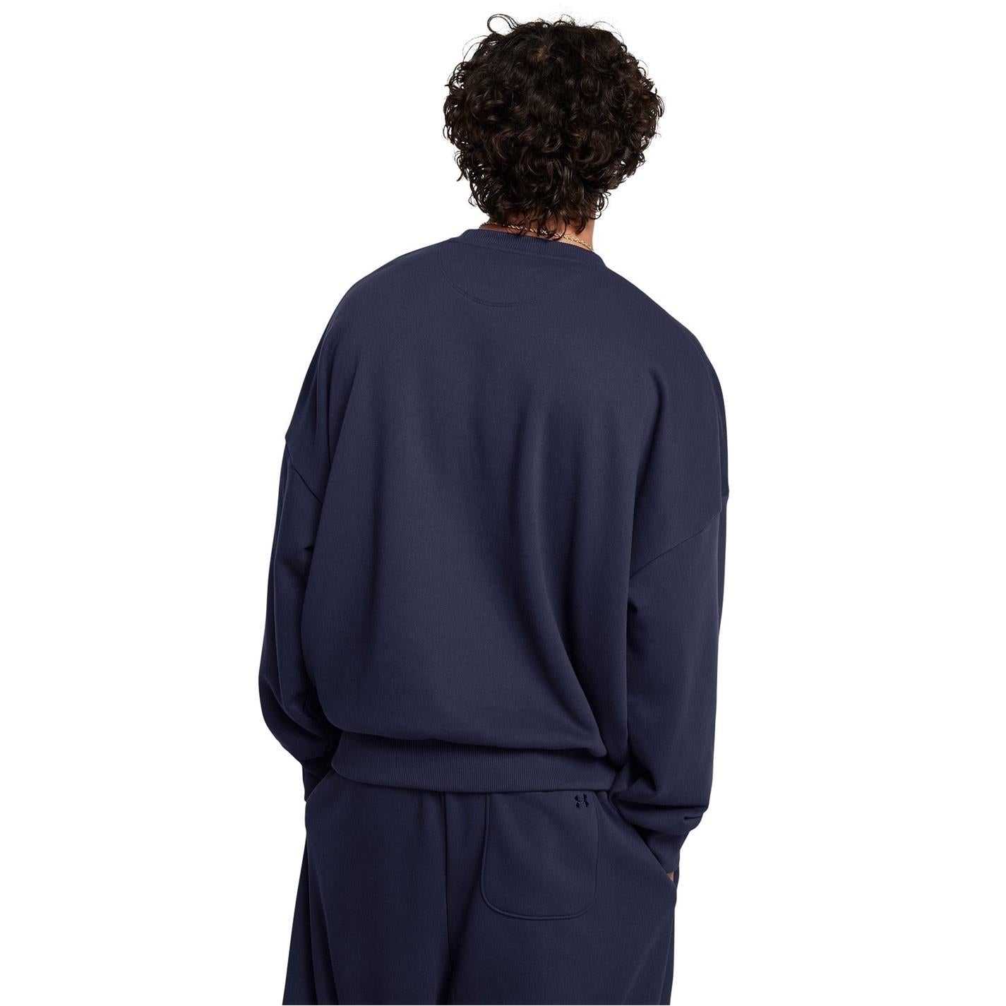 Under Armour Icon Crew Neck Ribbed Collar Long Sleeve Sweatshirt