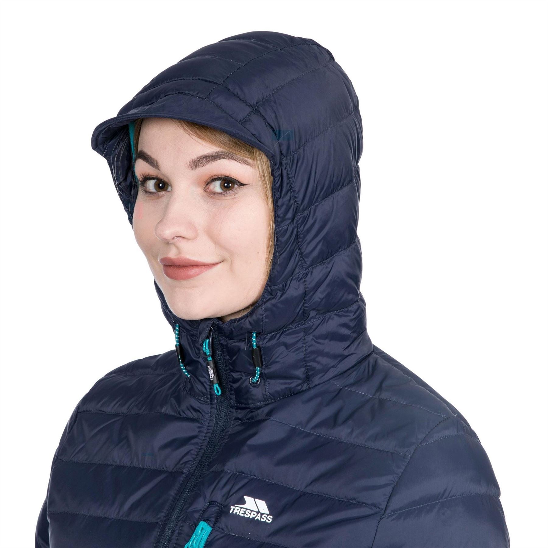 Trespass Arabel Ribbed Zipped Pocket Down Jacket