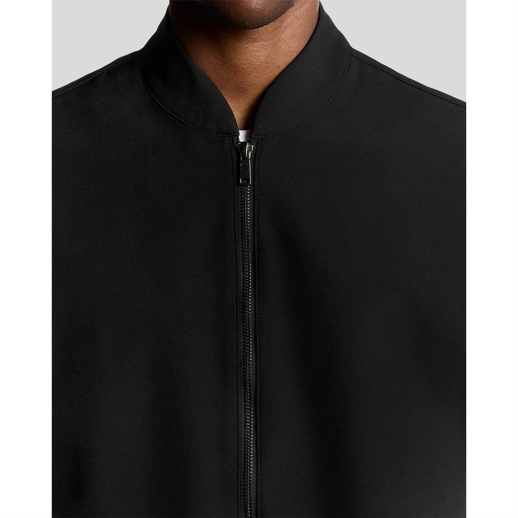 Lyle and Scott Solid Patterned Full Zipper Waist Coat with Zipped Pocket