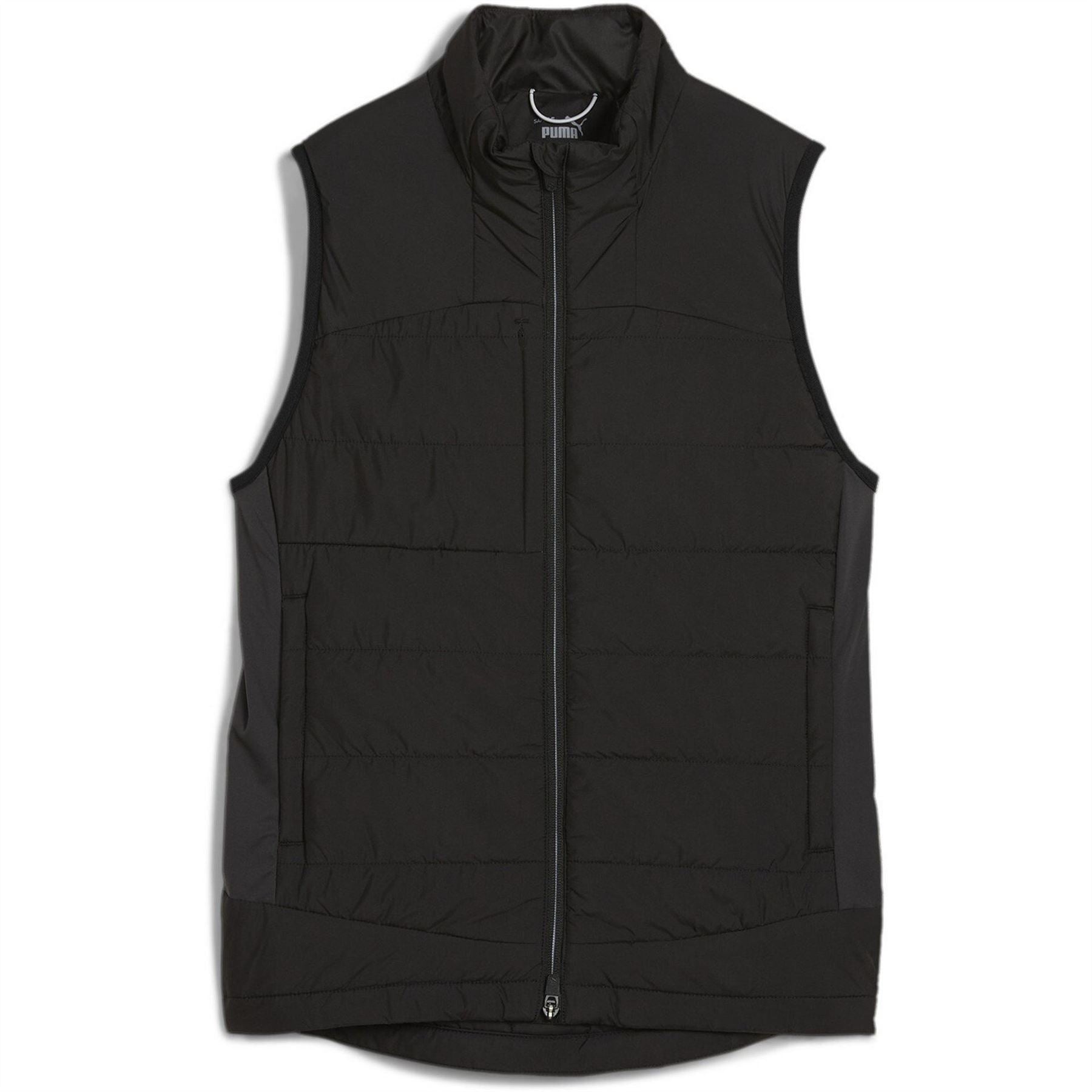 Puma Kyley Quilted Long Sleeve Performance Polo Shirt