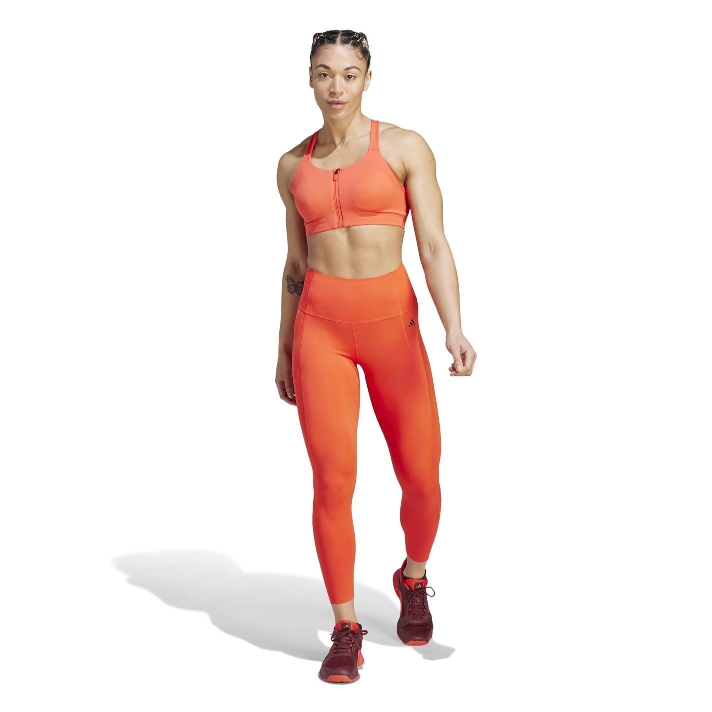 adidas Womens Tlrd Impact Luxe High Support Zip Bra
