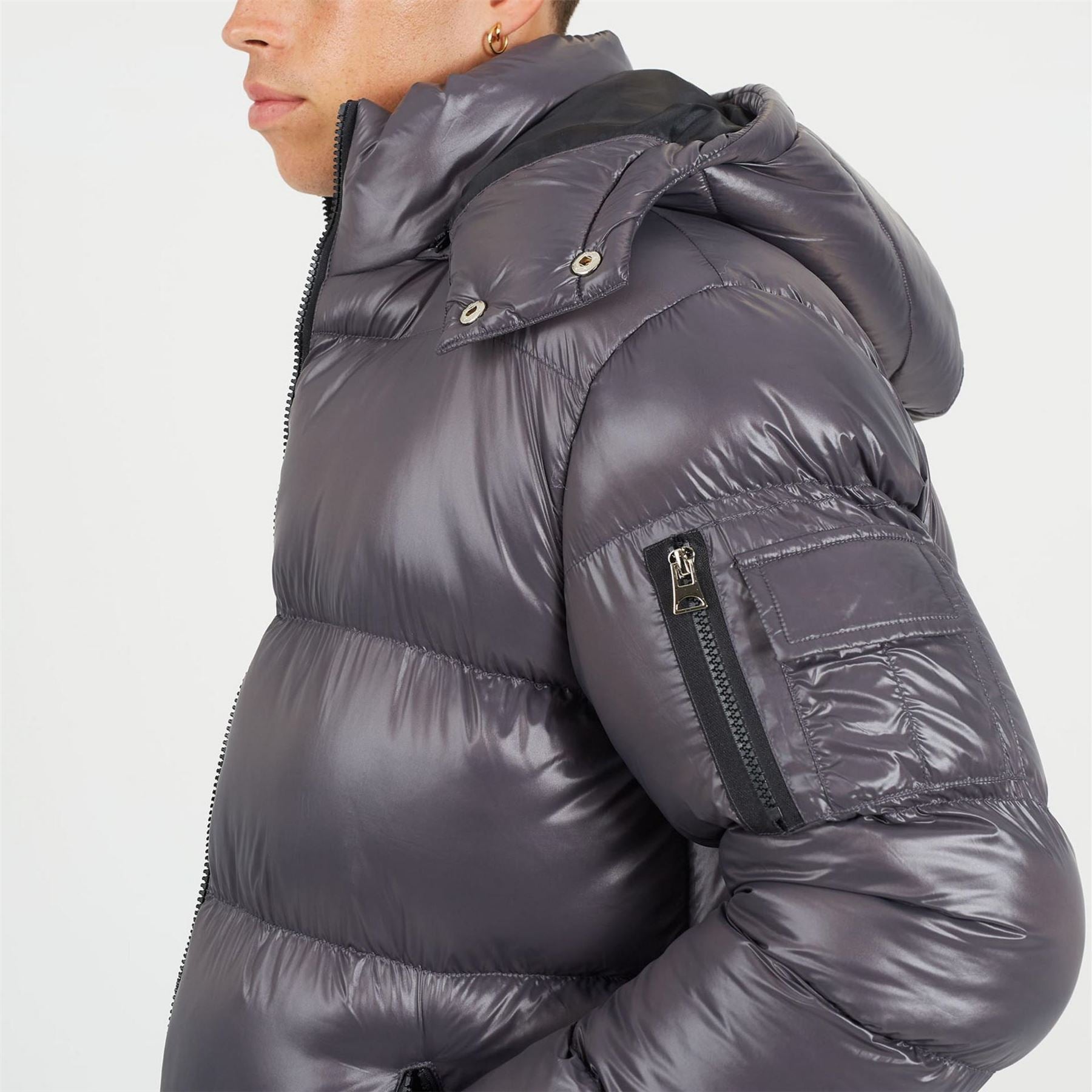 Brave Soul Medium Puffer Jacket