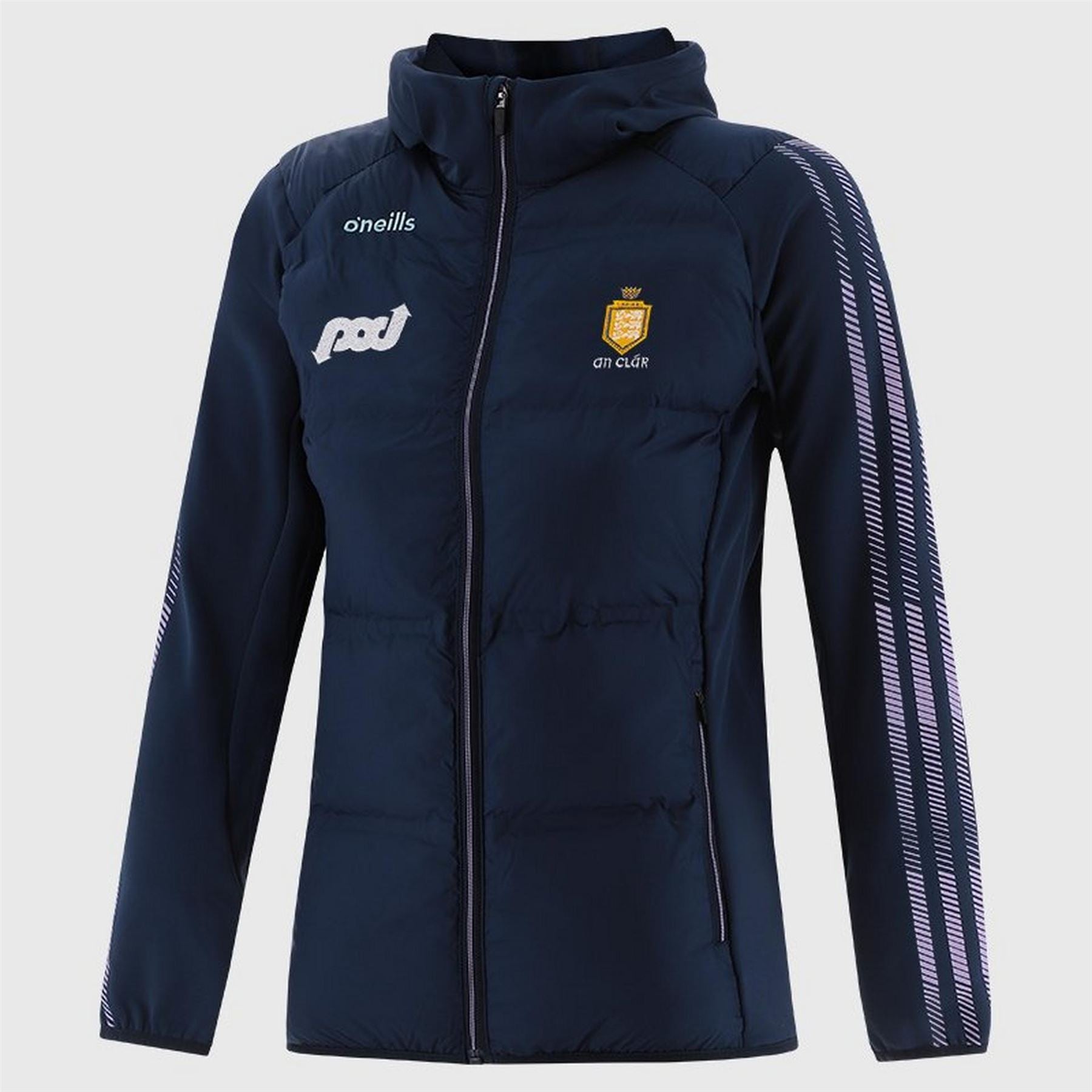 ONeills Dynamo Clare Hooded Padded Long Sleeve Performance Training Jacket