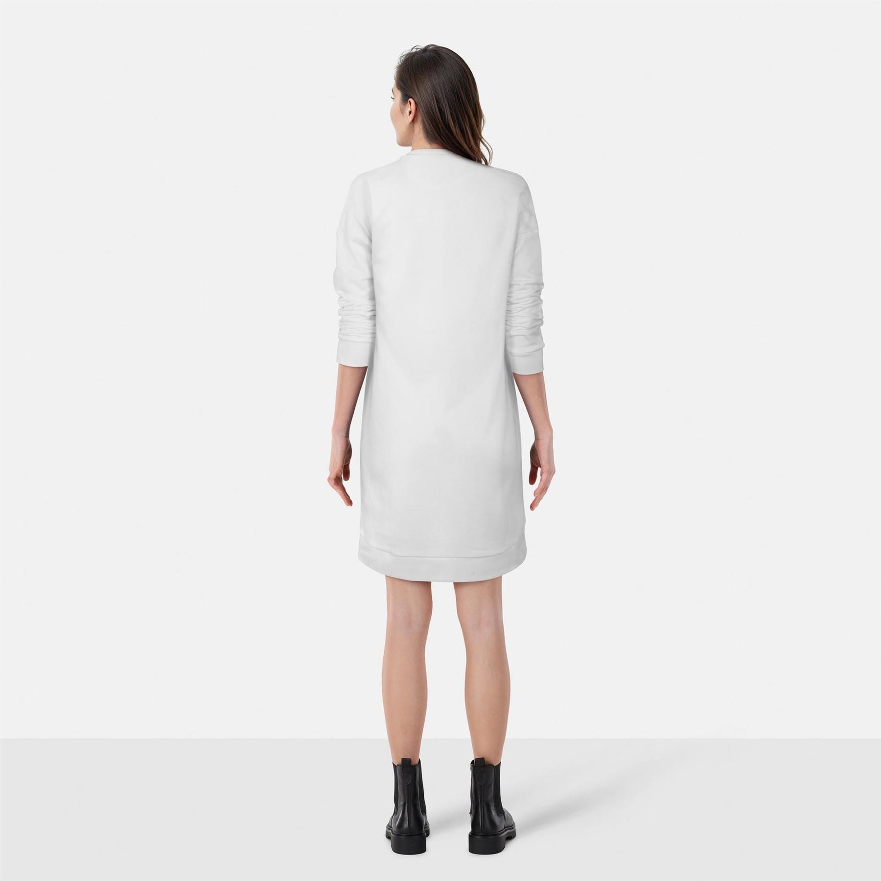 Lyle and Scott Hooded Mini Sweatshirt Dress