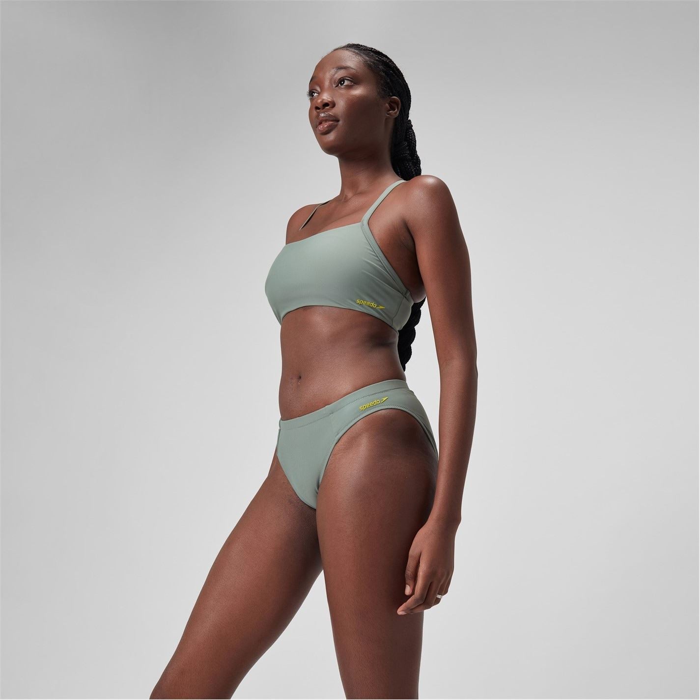 Speedo High Leg Swim Bikini Bottom