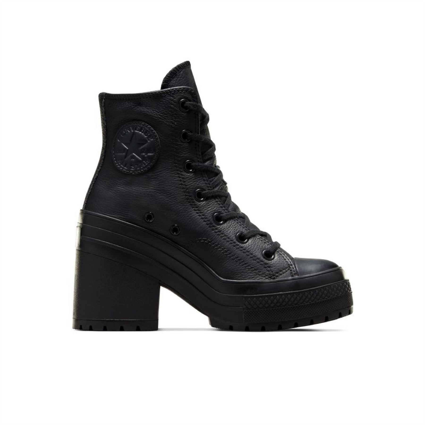 Converse Chuck 70 De Luxe Leather Ankle Heeled Boots