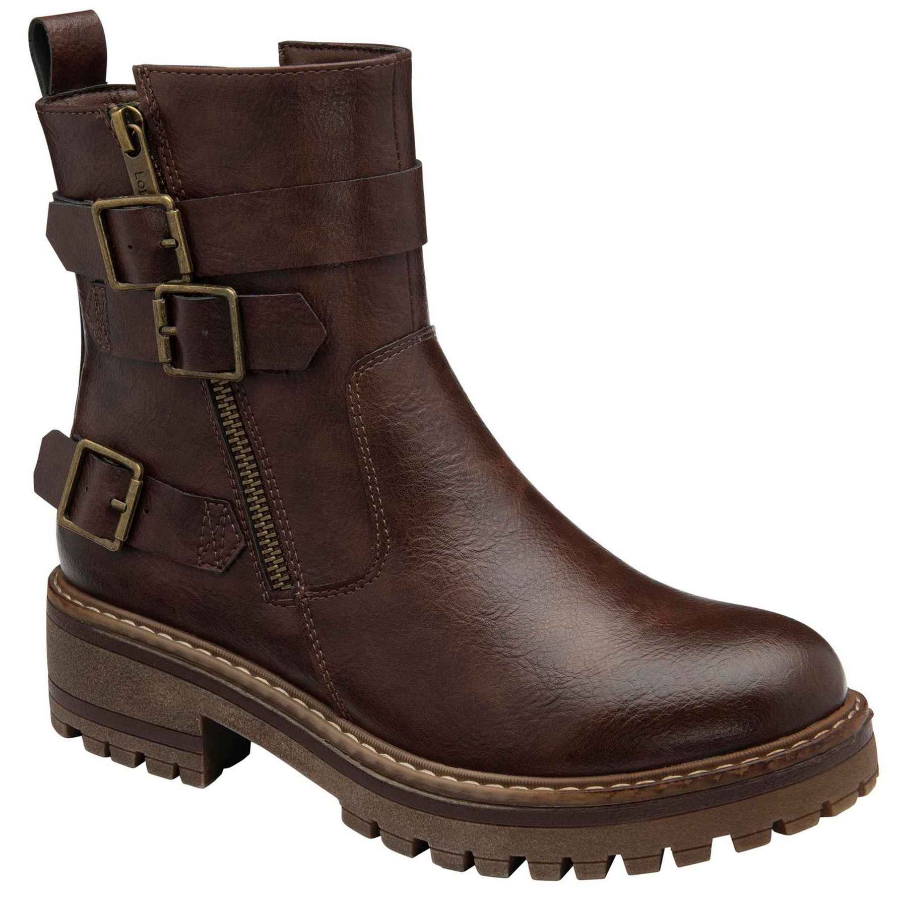 Lotus Shoes Harrie Ankle Boots with Zipper Closure