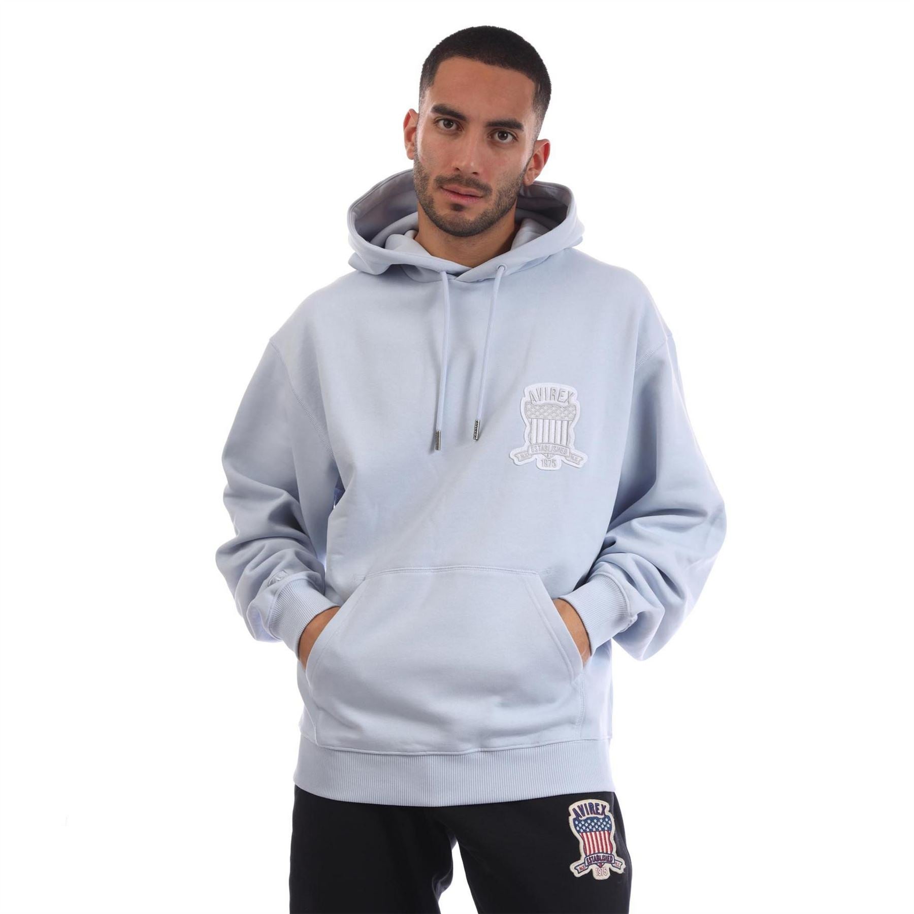 Avirex Jackson Hooded Neck Long Sleeve Sweatshirt