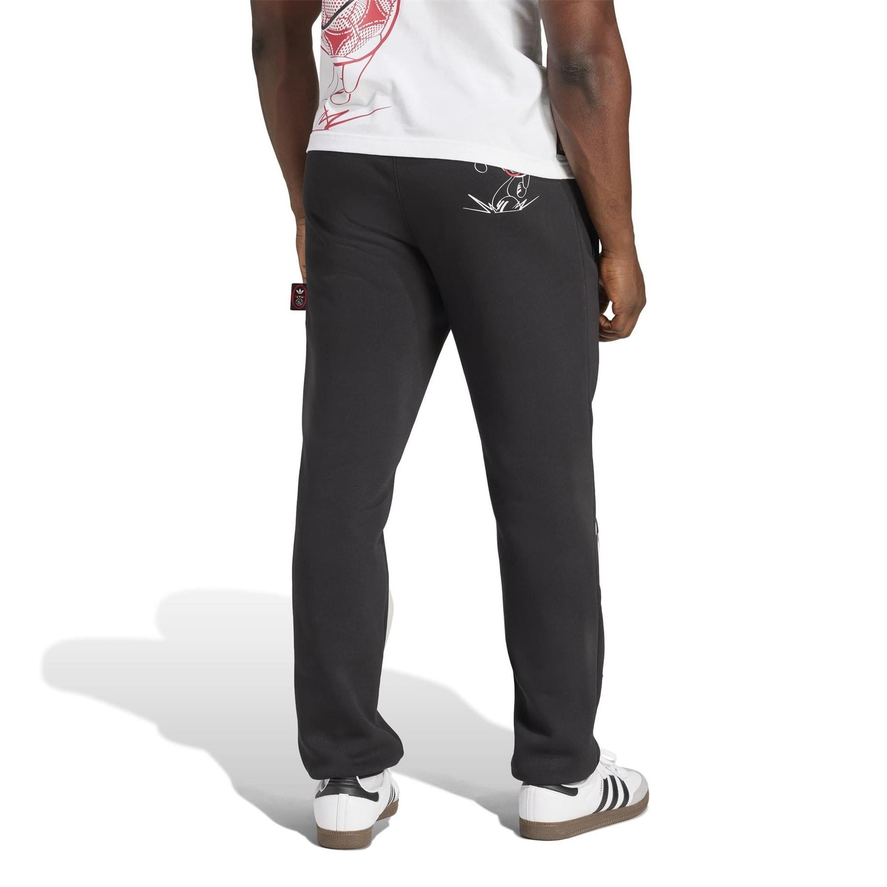 adidas Mens Ajax Graphic Tracksuit Bottoms