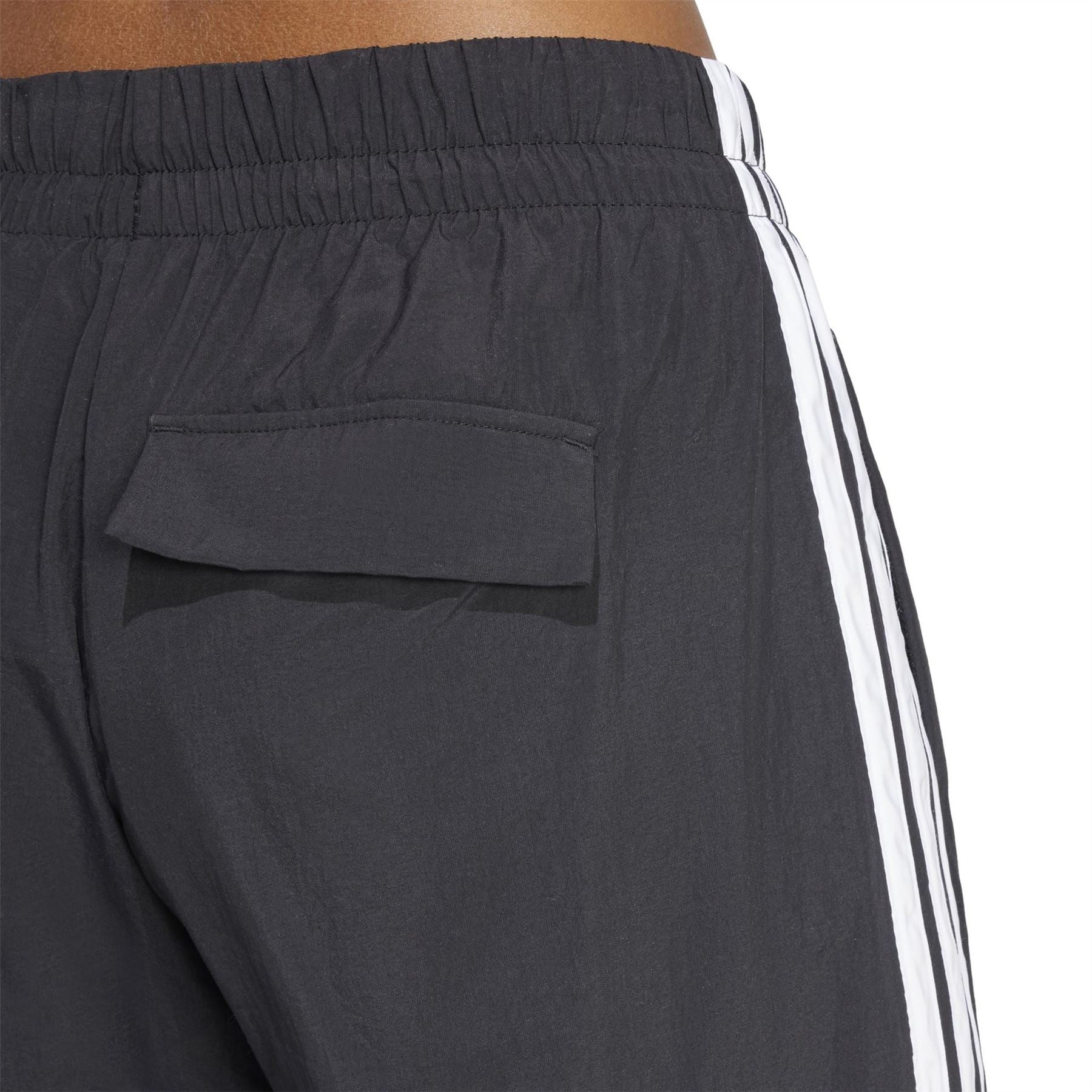 adidas Womens Essentials 3 Stripes Lifestyle Woven Parachute Tracksuit Bottoms