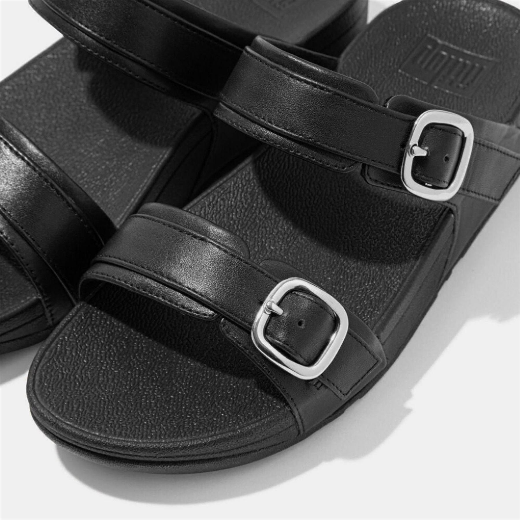 Fitflop Adjustable Leather Sliders