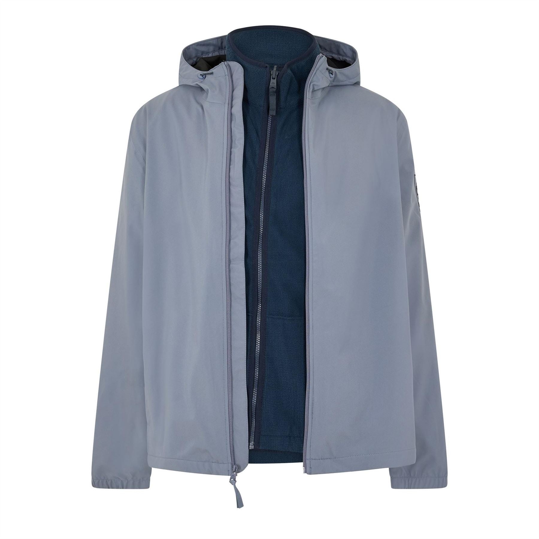 Timberland Solid Patterned Three in One Rain Jacket
