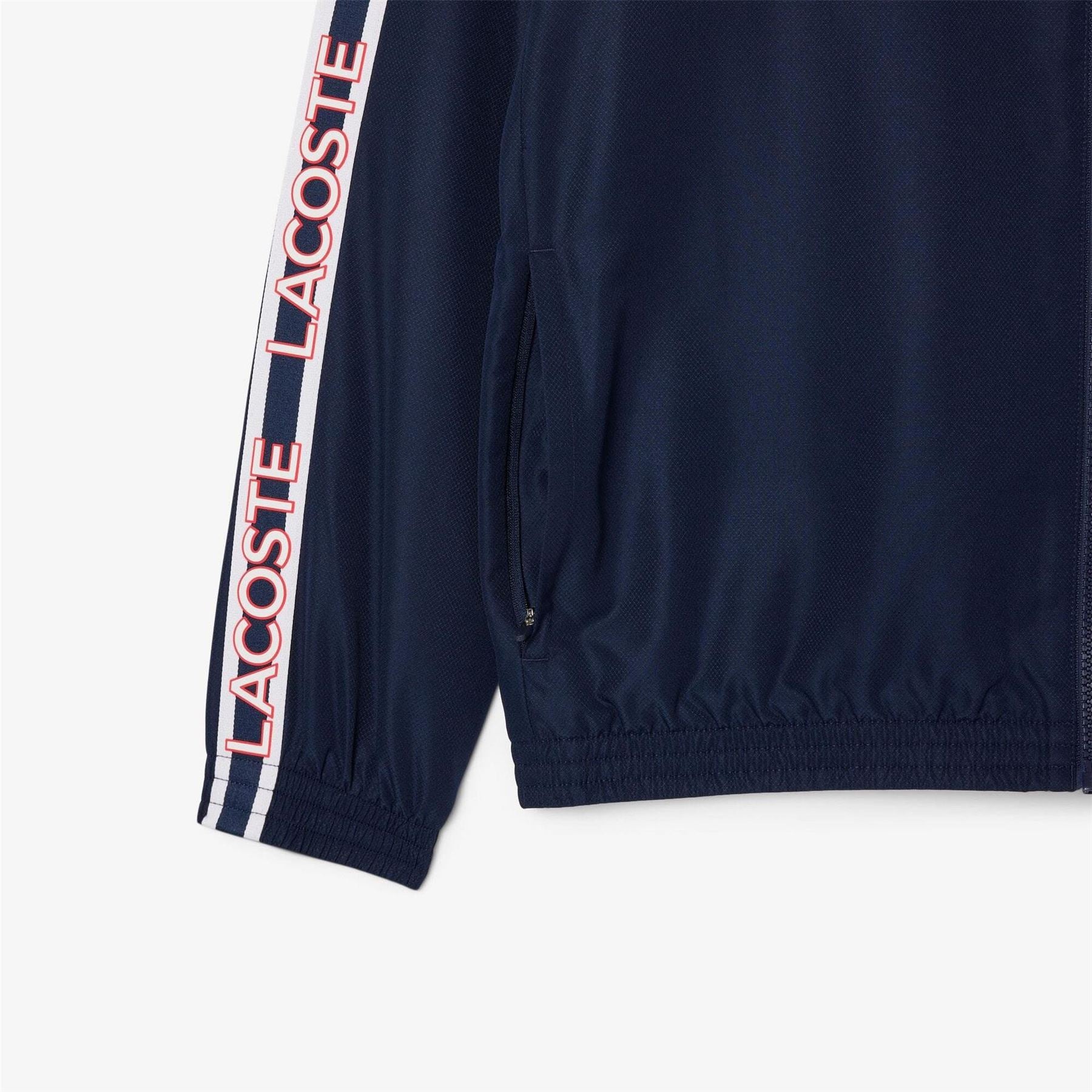 Lacoste Colour-Block Logo Stripe Tennis Jacket