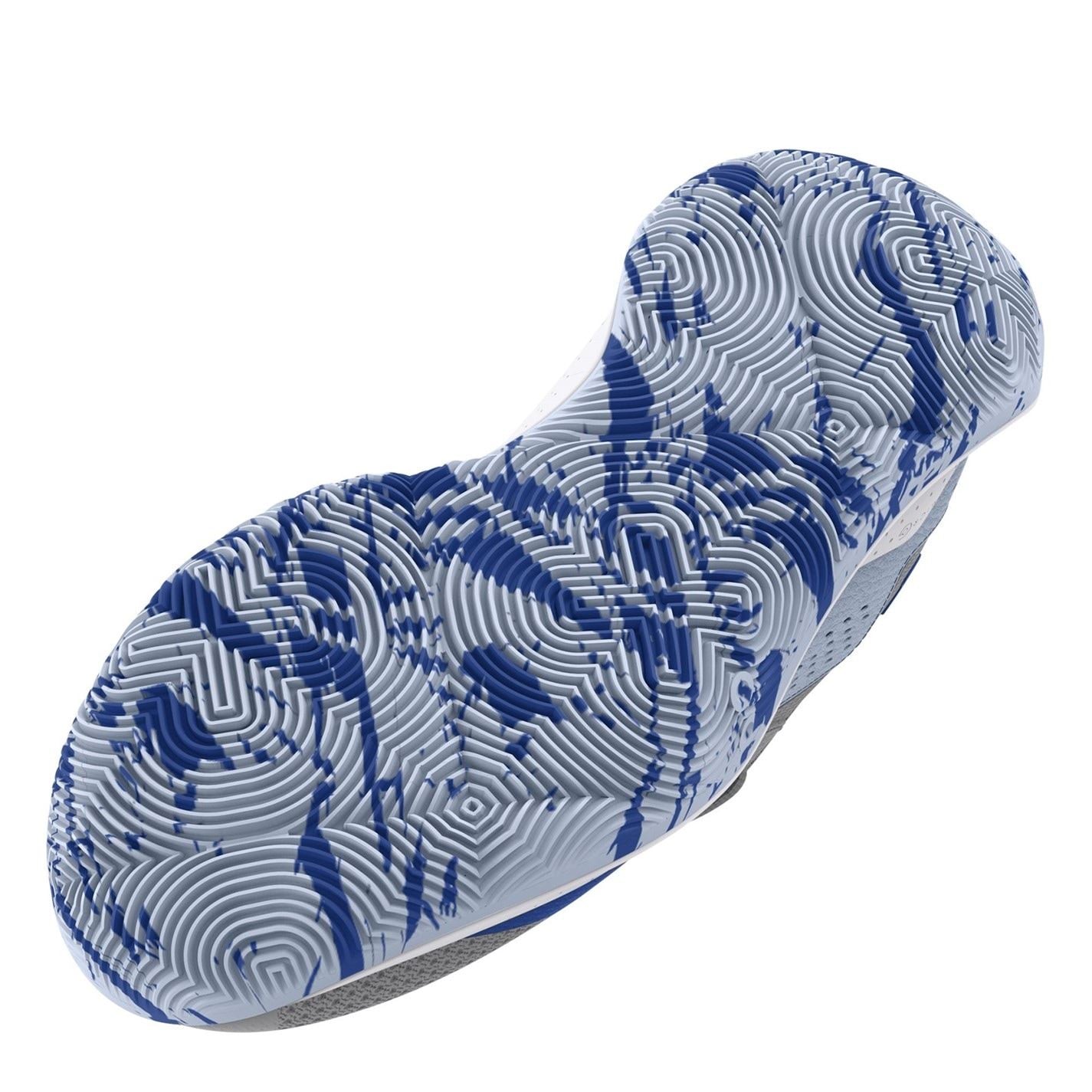 Under Armour Kids Jet 23 Graphic Print Basketball Canvas Low Top Sneakers