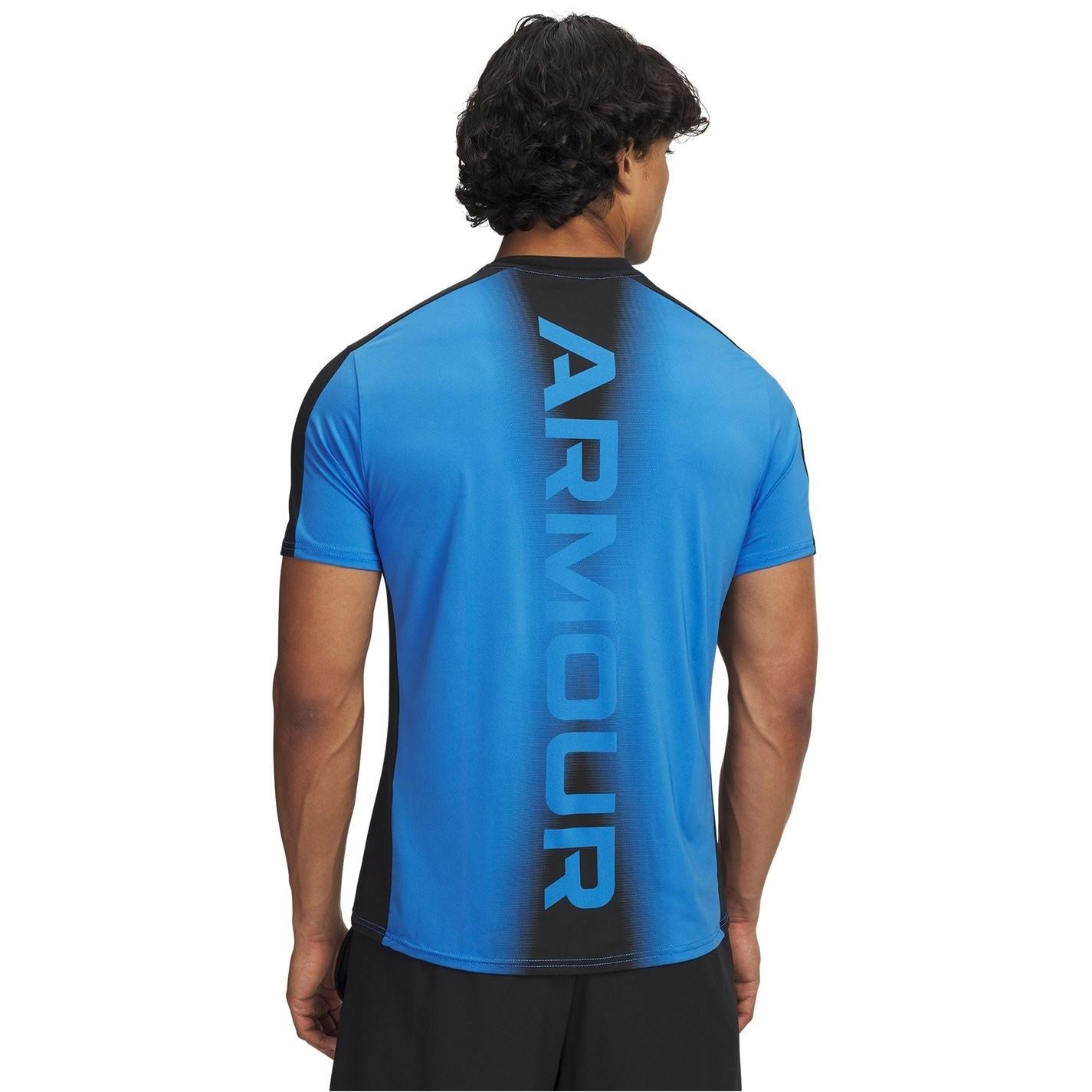 Under Armour Hg Wordmark Short Sleeve Performance Gym Top