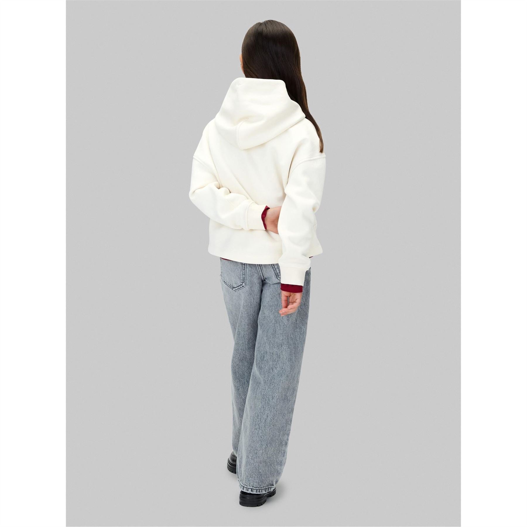 Calvin Klein Jeans Big Logo Cotton Pull Over Hoodie