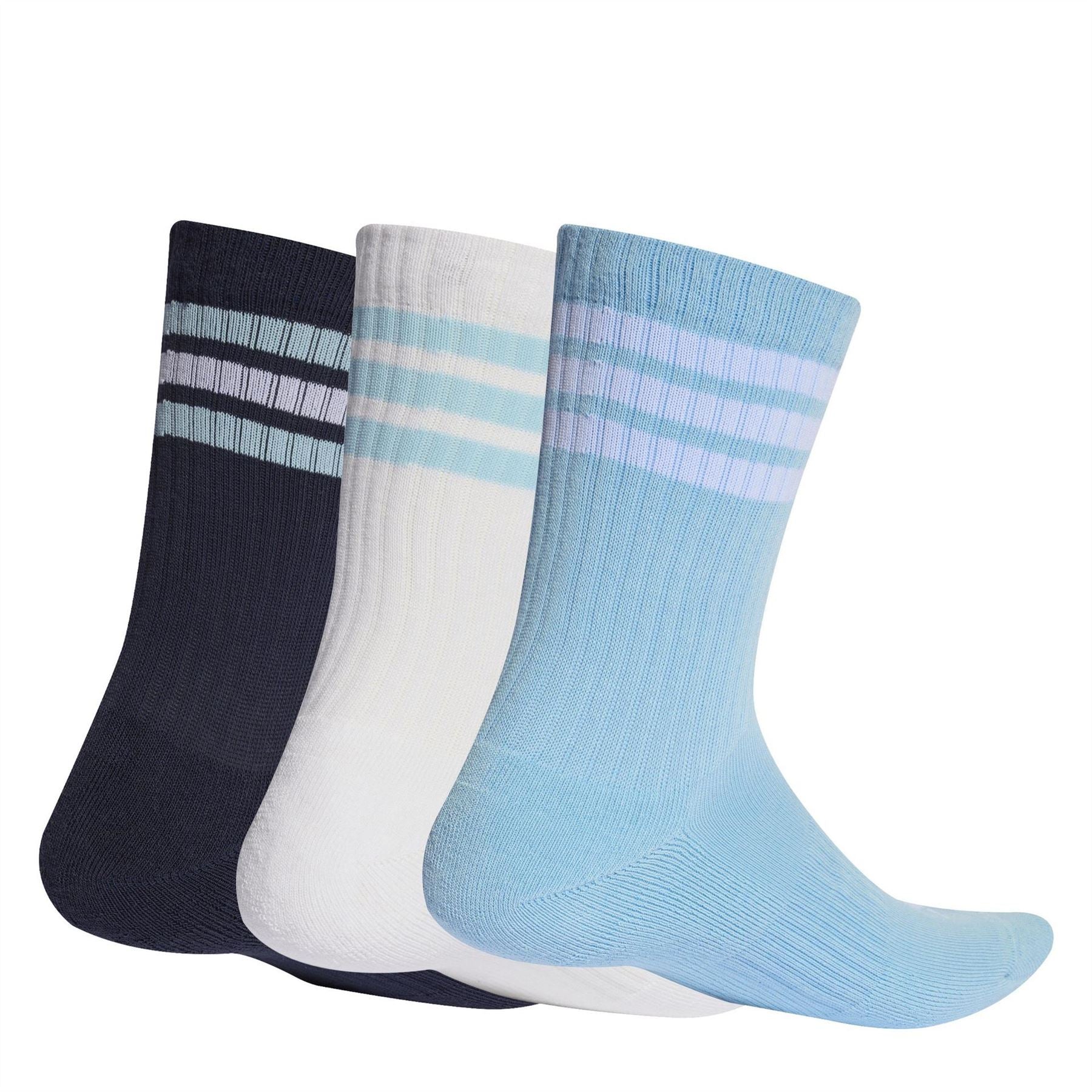 adidas 3 Pack Crew Socks Adults