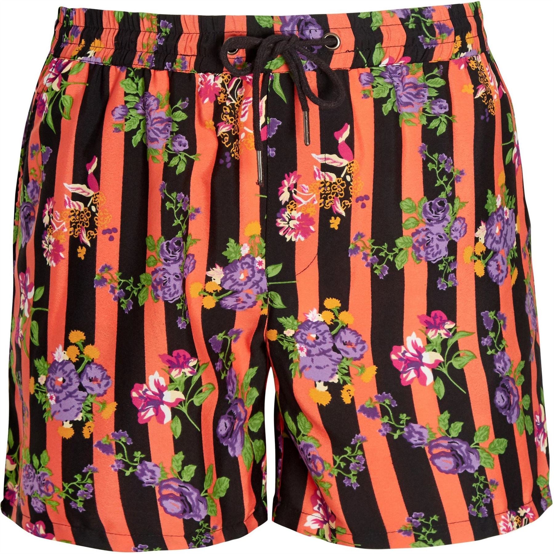 Another Influence Drawstring Floral Bermuda Shorts