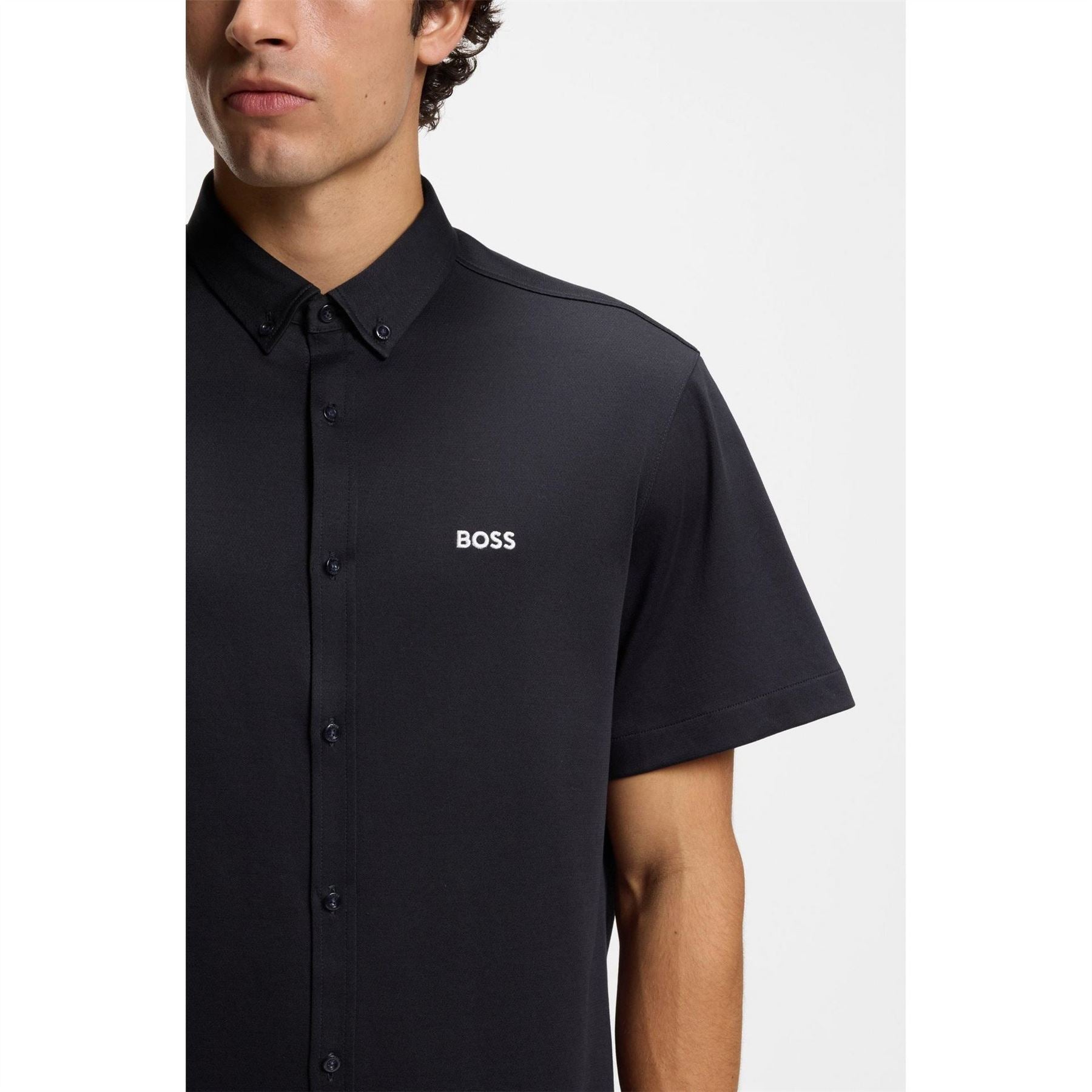 Boss Hbg Motion S Plain Short Sleeve Shirt