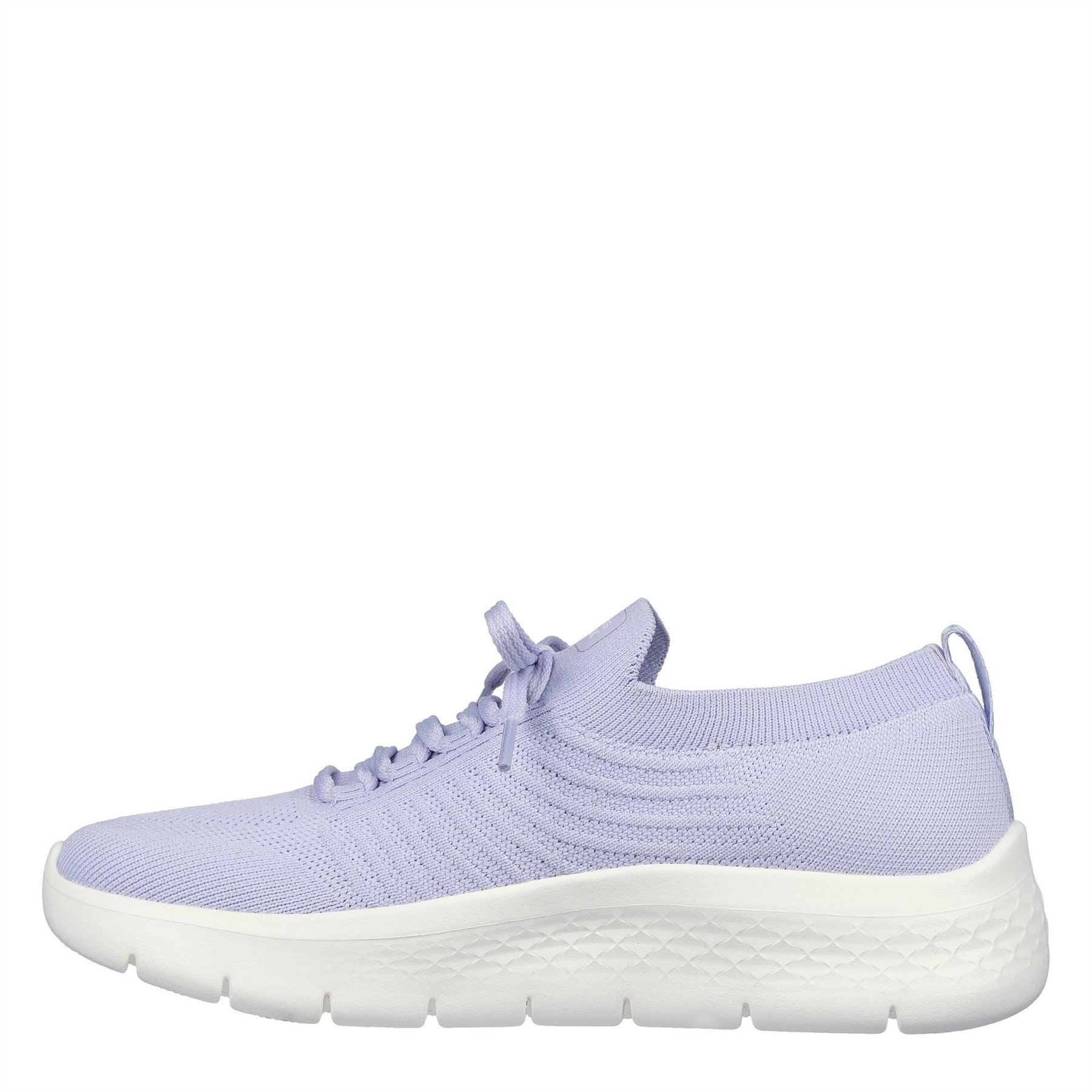 Skechers Womens Knit Fixed Lace Slip On Trainers