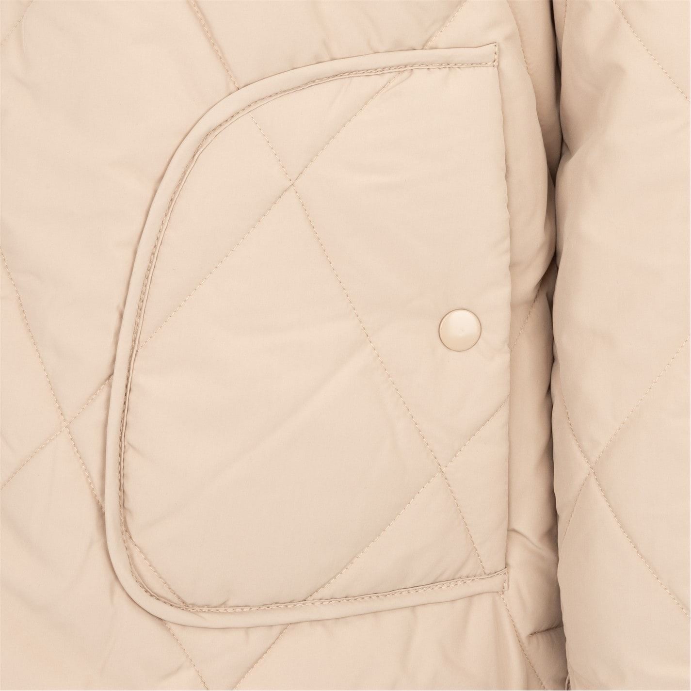 Firetrap Long Sleeve Hip Length Quilted Jacket