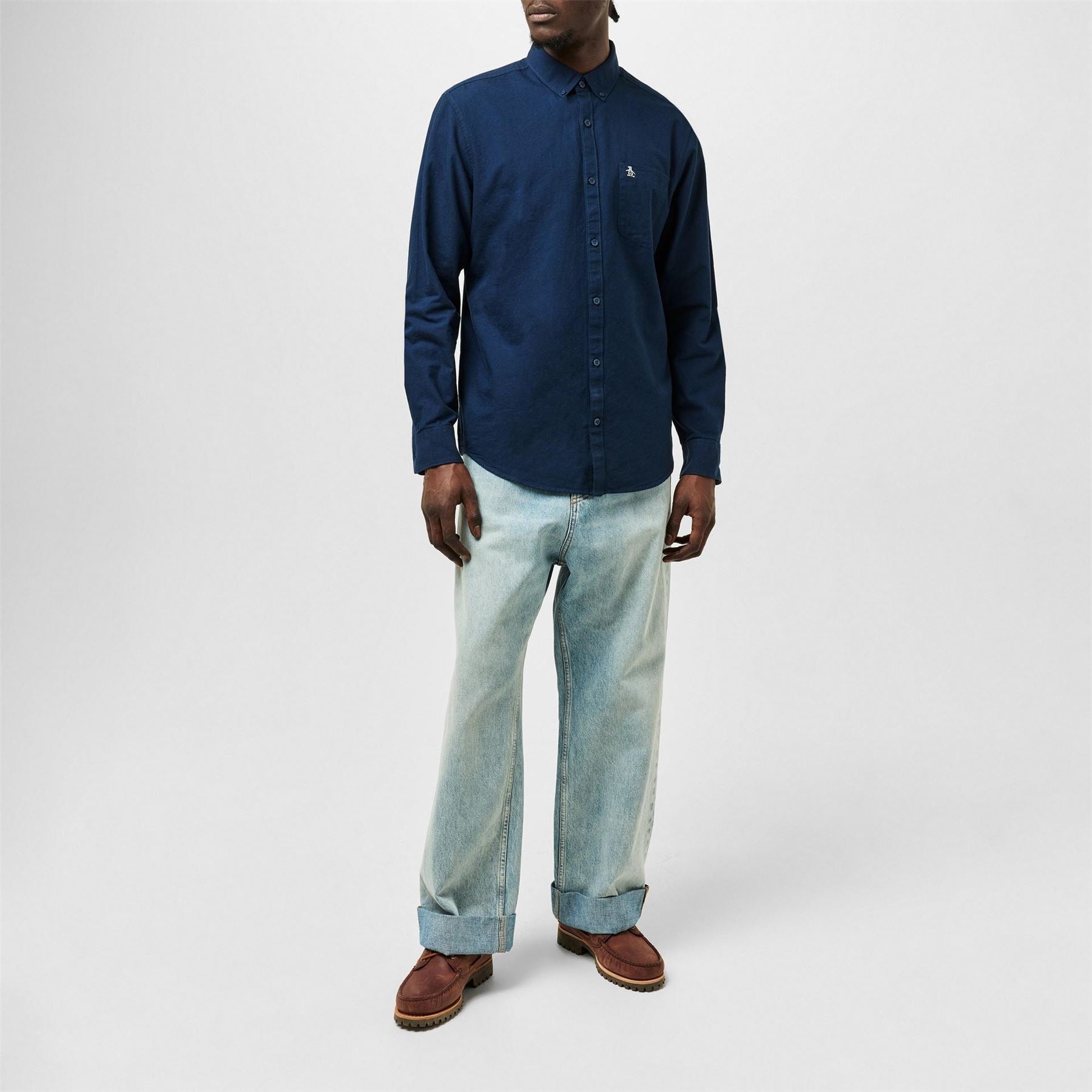 Original Penguin Sleeve Oxford Shirt