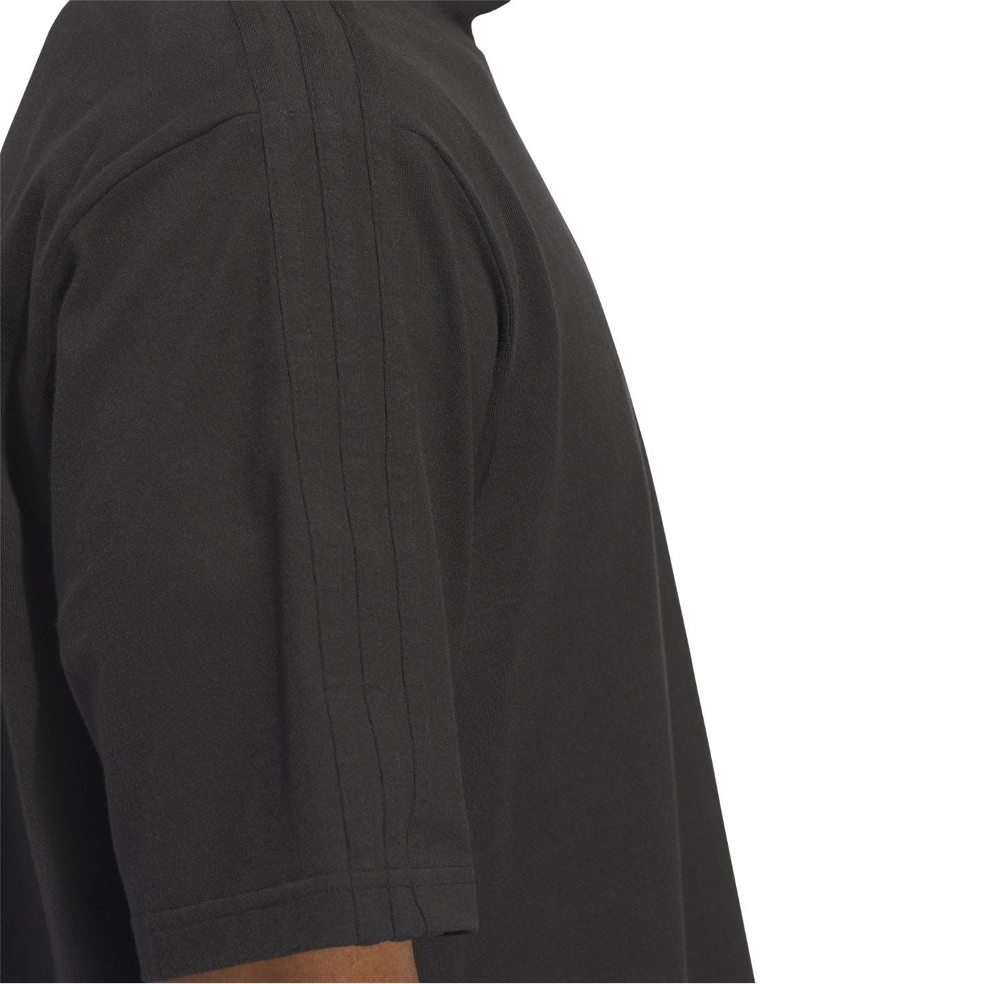 adidas Mock Neck Band Collar Short Sleeve T-Shirt