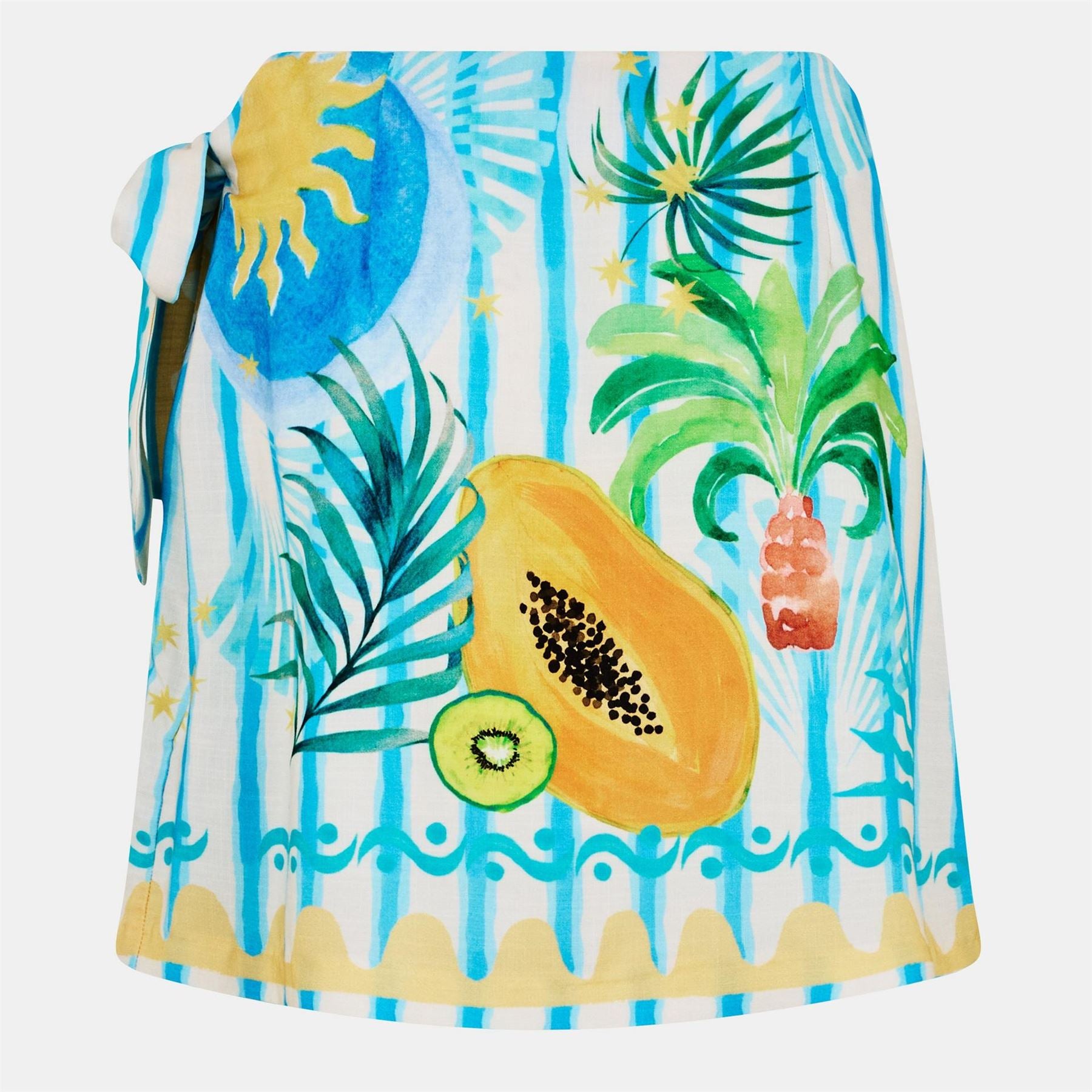Never Fully Dressed Rio Mini Wrap Skirt