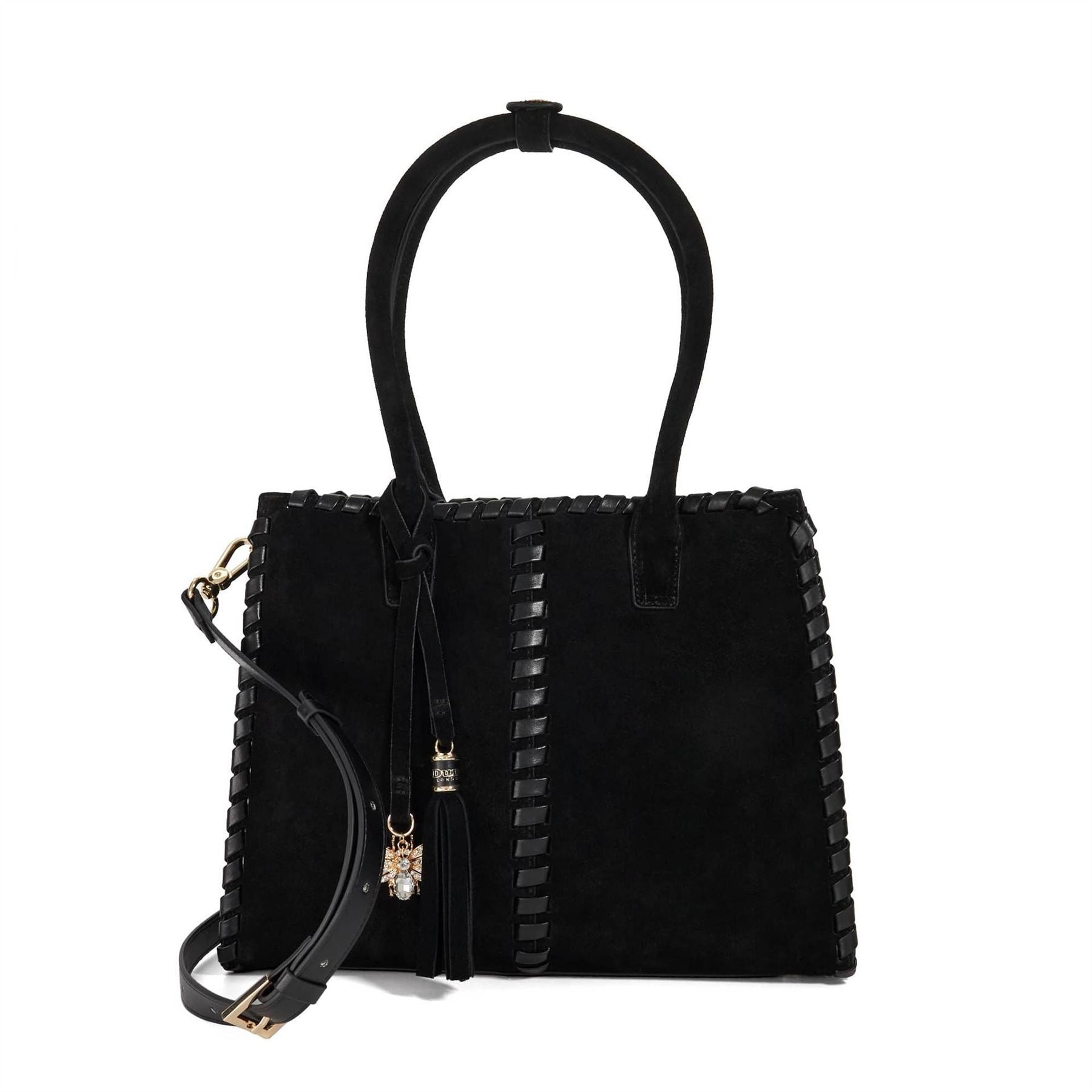 Dune London Darlingtons Trapezoid Shape Tote with Charm