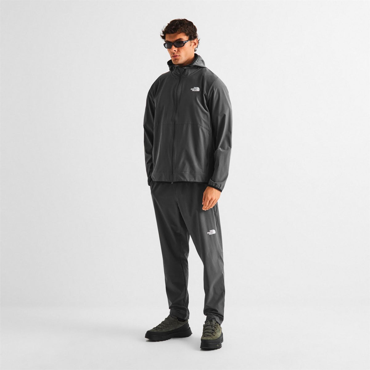 The North Face Mens 24 7 Woven FulL-Zip Hood Tnf Black Hoody