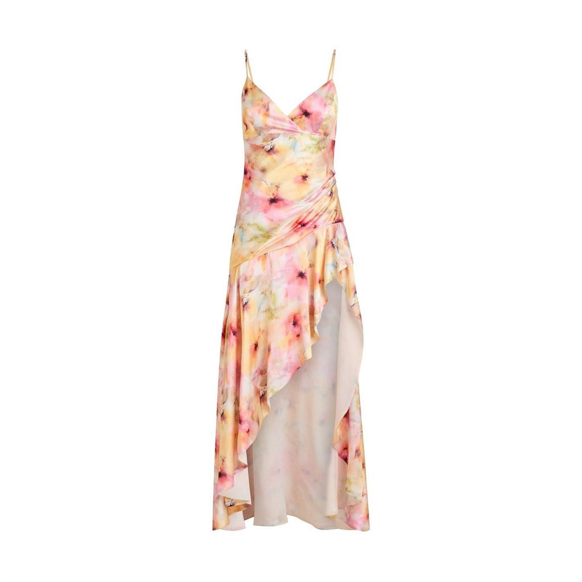 Bardot Sorella Gingham V Neck Strappy Maxi Dress