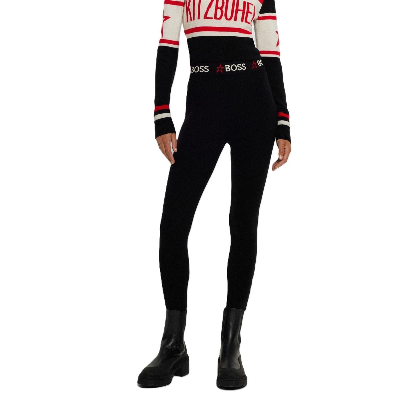 Boss Baselyr Solid Patterned Leggings