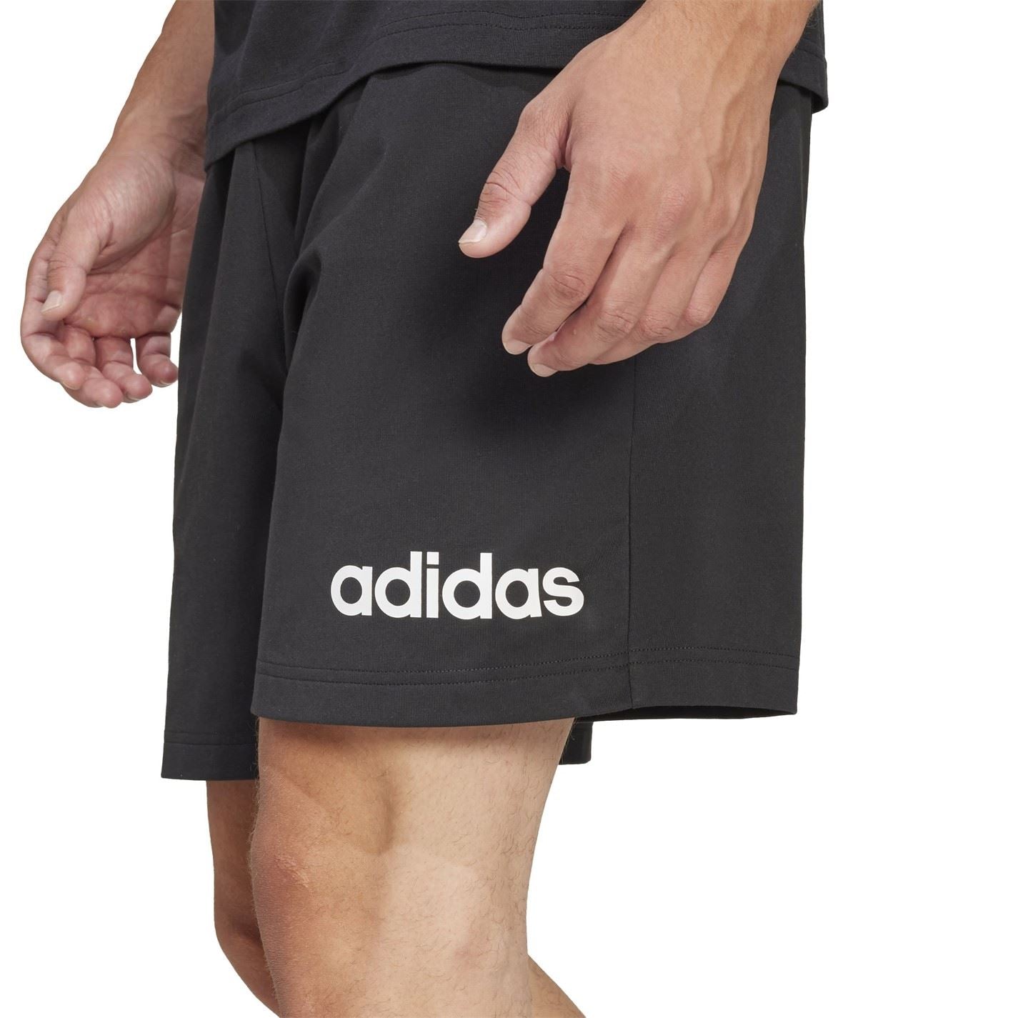 adidas Mens Essentials Linear Single Jersey Shorts