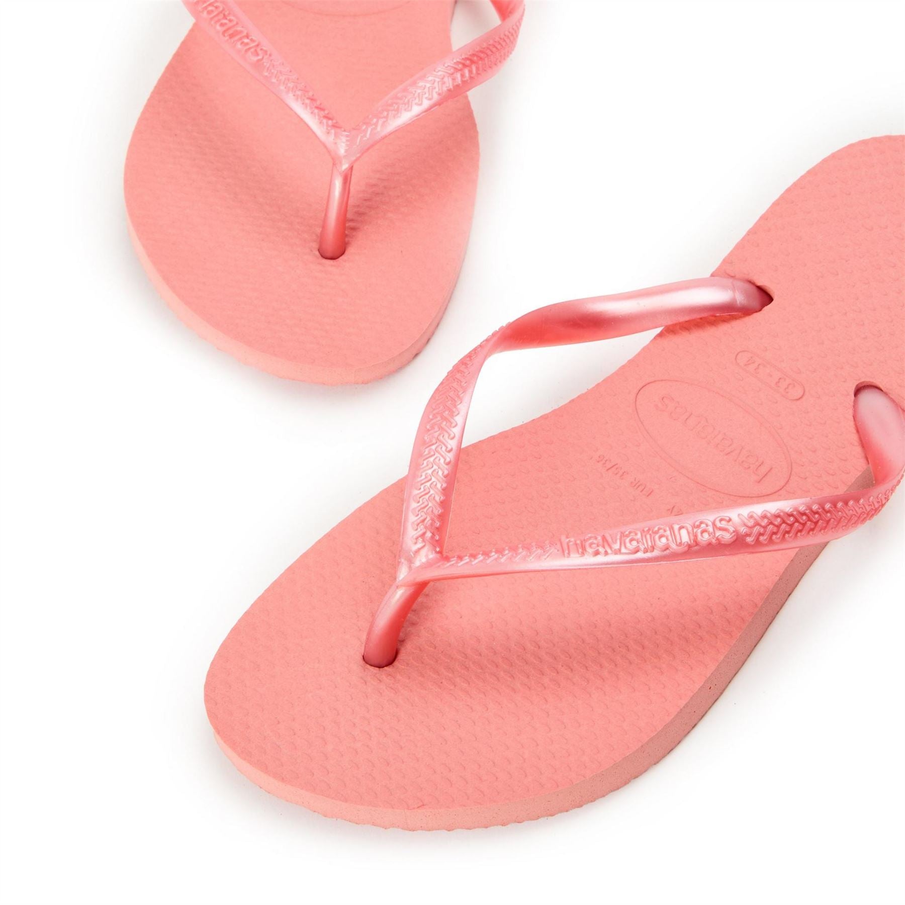 Havaianas Hav. Slim Bronze 33 34 Flip Flops Womens