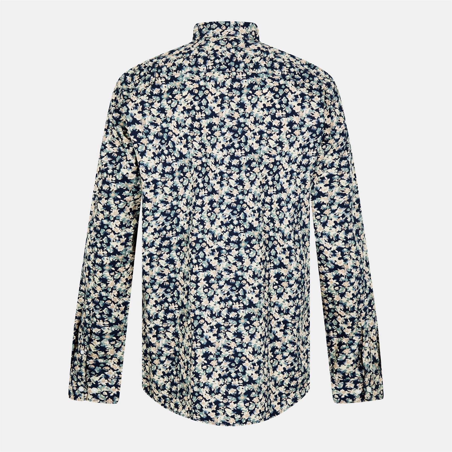 Jack and Jones Floral Patterned Regular Fit Short Sleeve Shirt