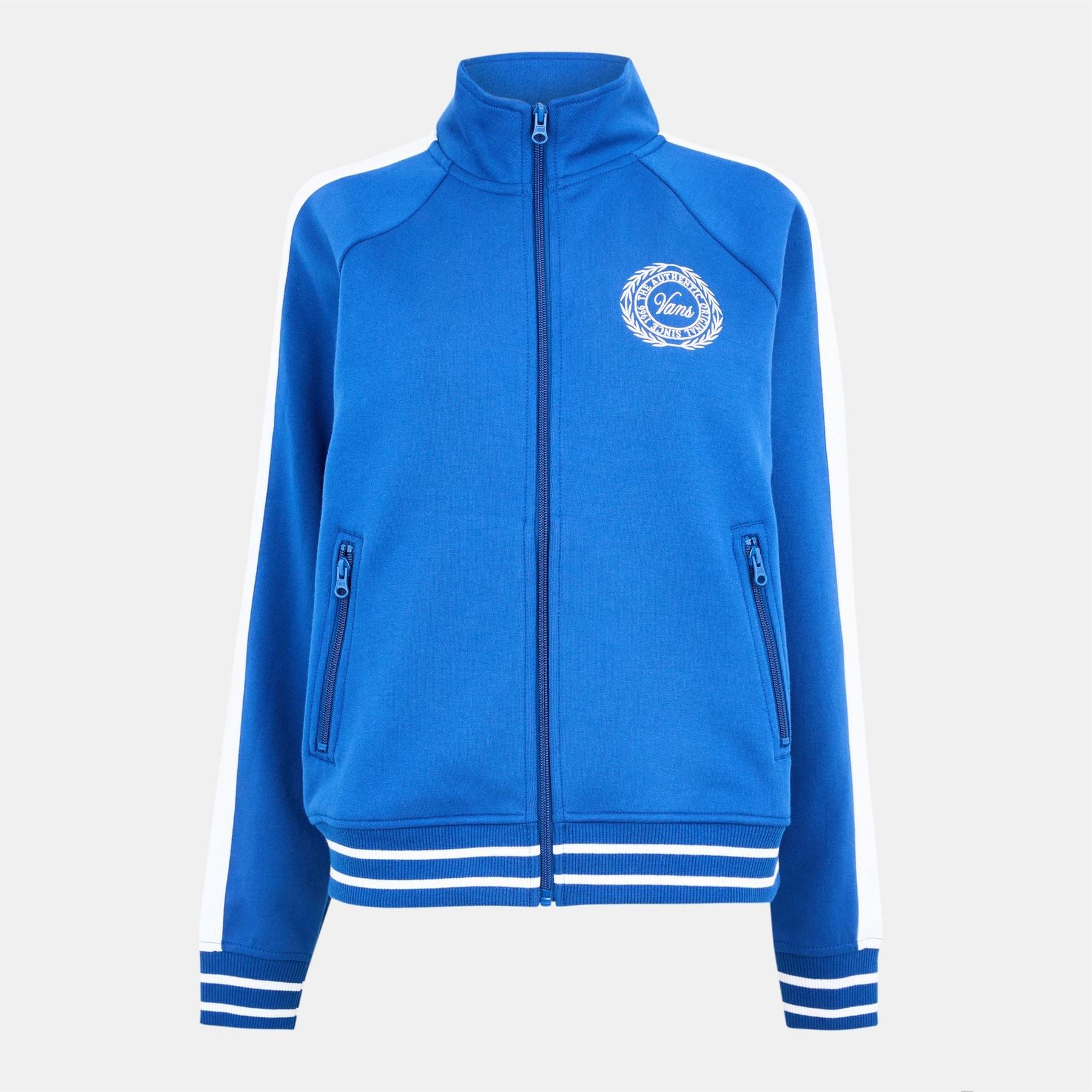 Vans Relay Raglan Sleeve Zip Neck Athletic Top
