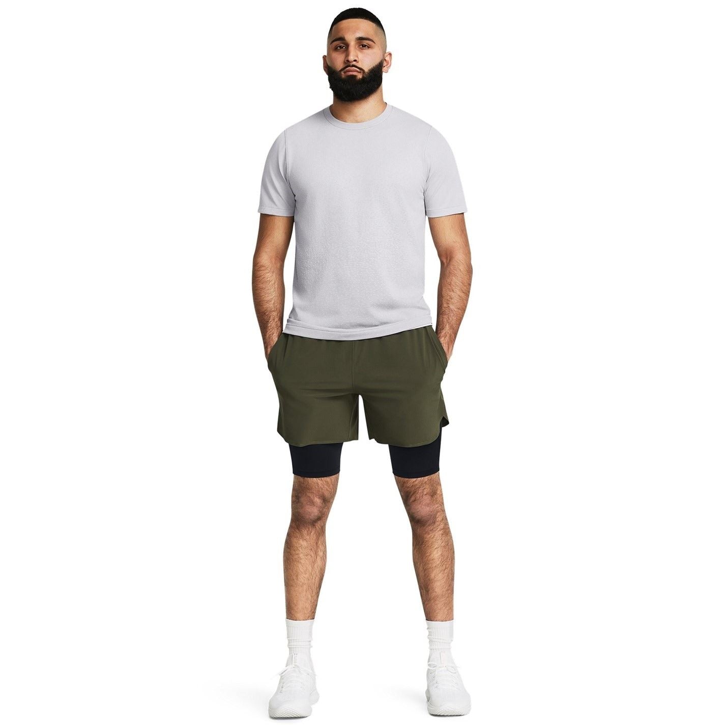 Under Armour Peak Woven 2 in 1 Running Shorts