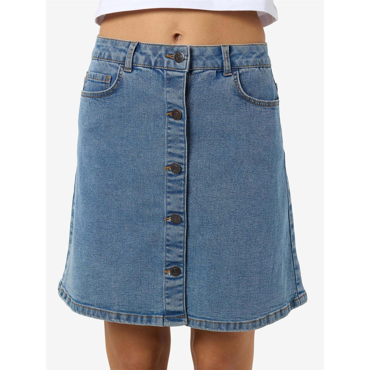 Noisy May A-Shape A-Line Mini Skirt