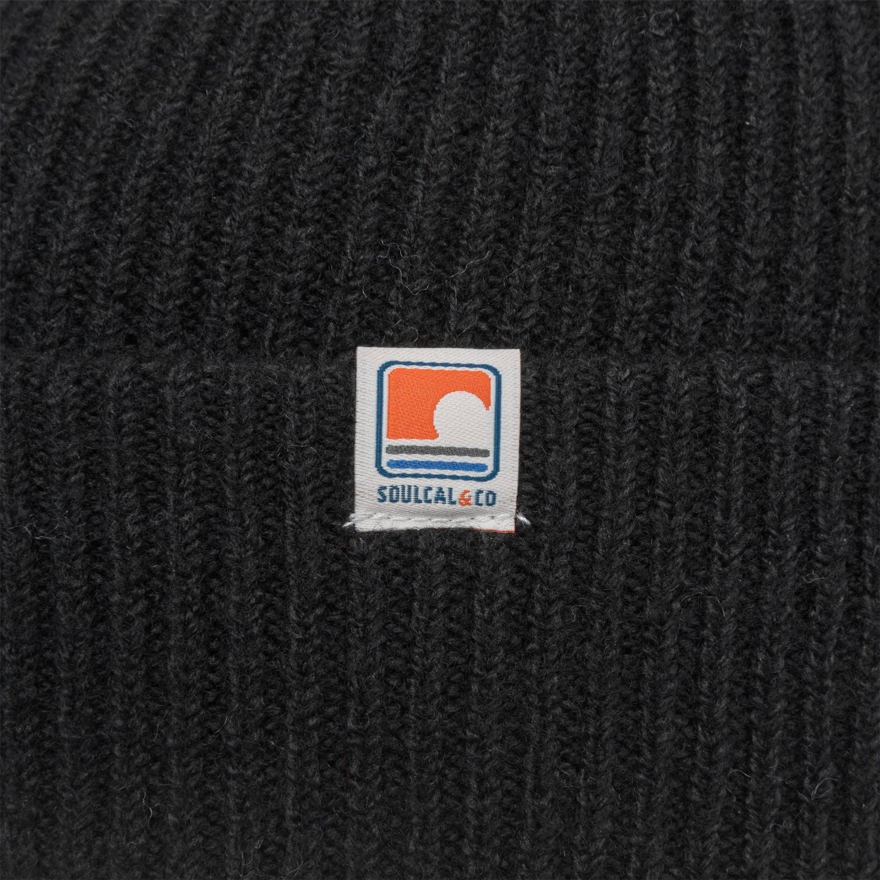 SoulCal Logo Print Adjustable Cuff Beanie