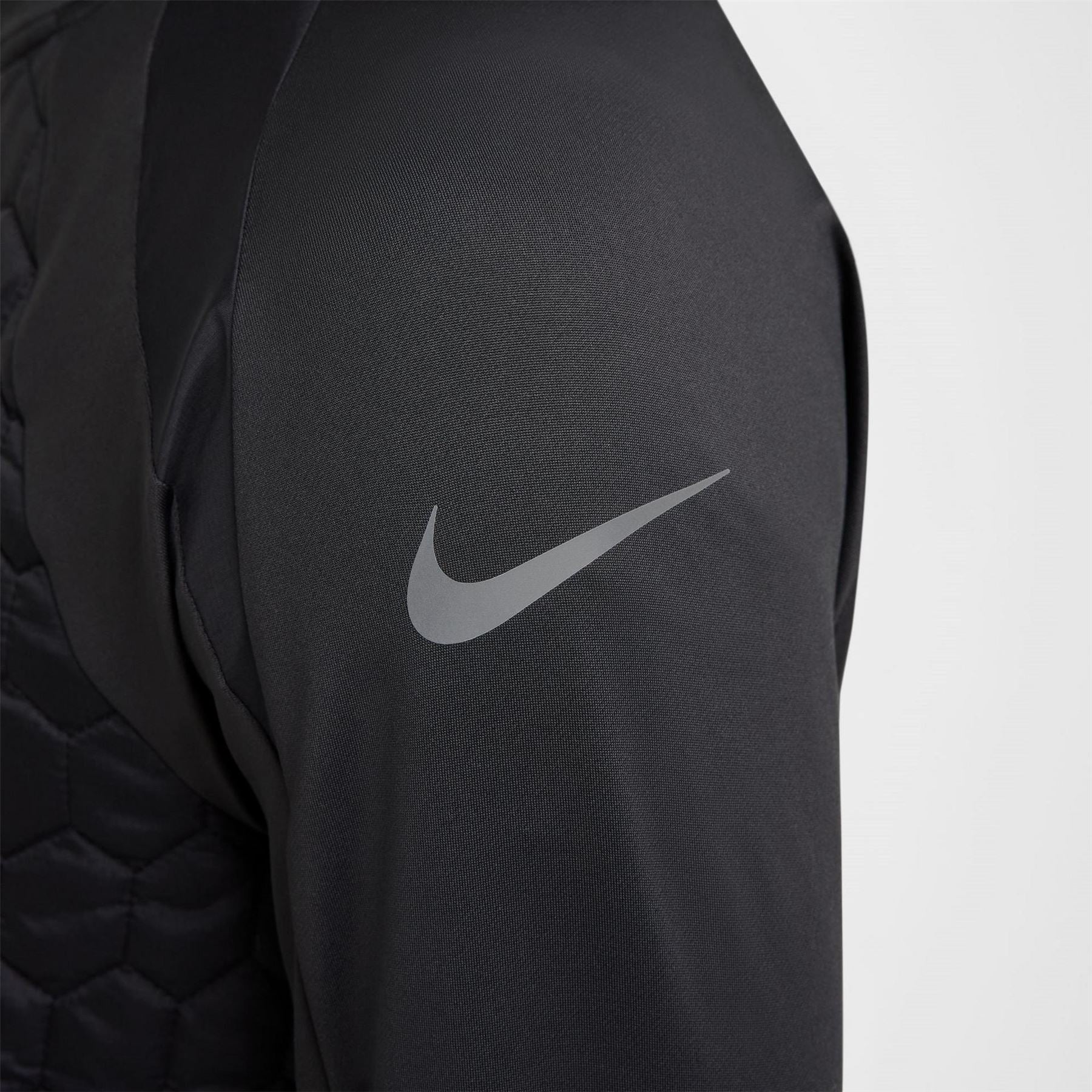 Nike Zip Neck Raglan Sleeve Slim Fit Drill Top