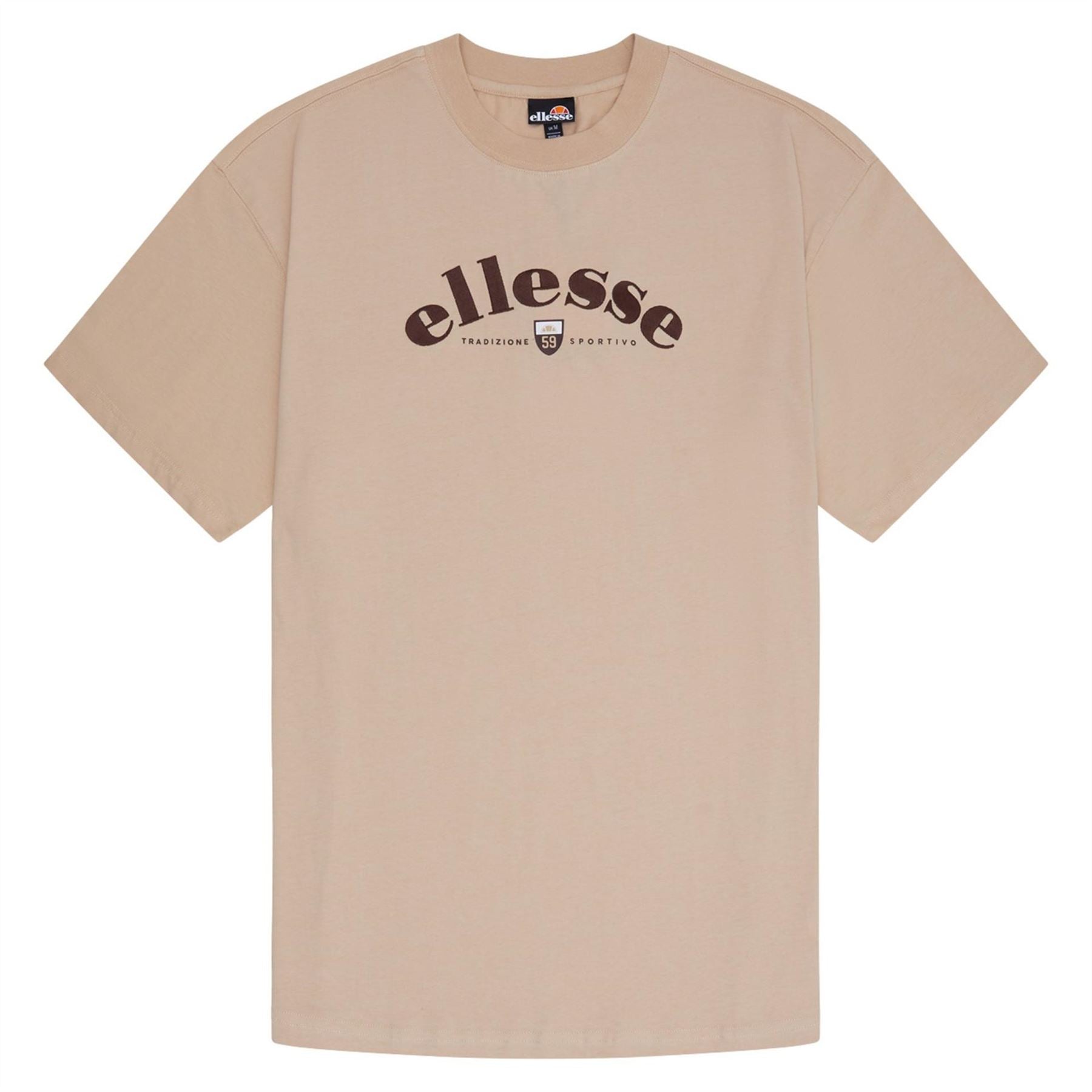Ellesse Franks Arch Logo Crew Neck Short Sleeve Jersey T-Shirt