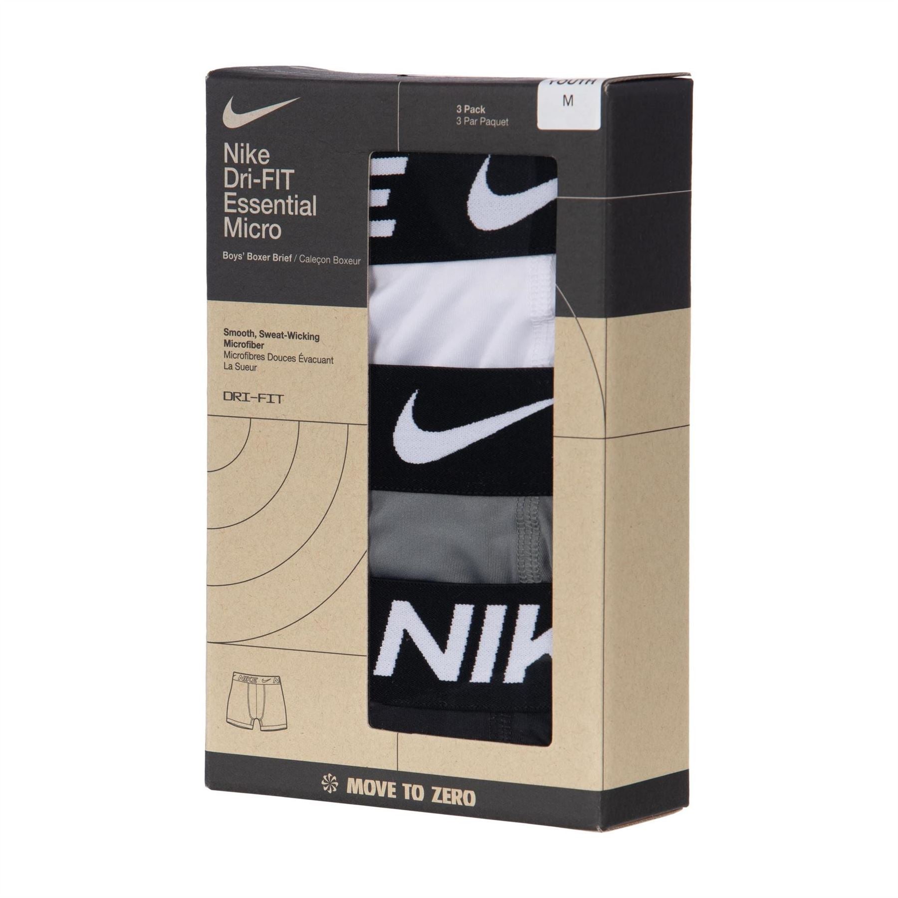 Nike Micro Brief 3 Pack Briefs Junior Boys