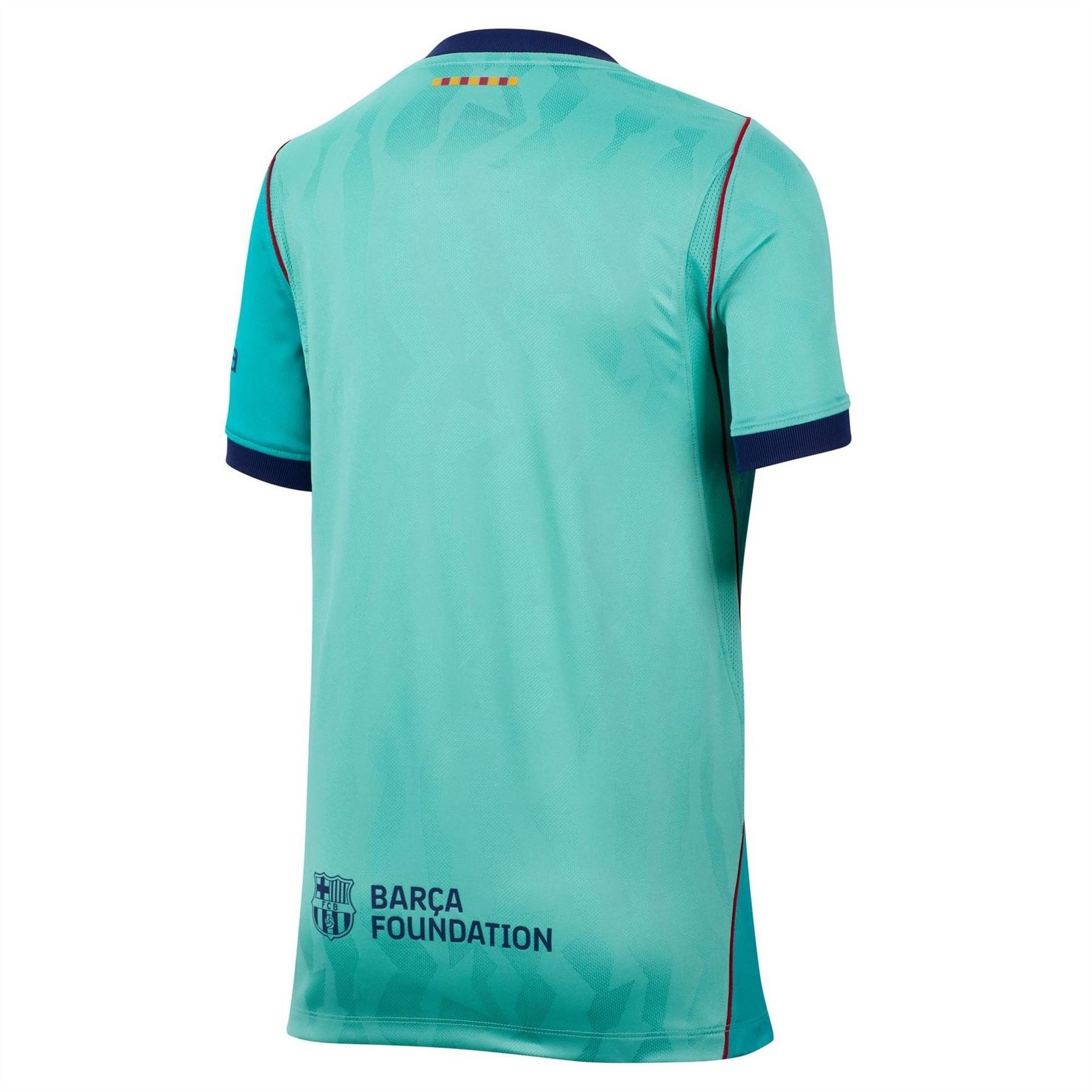 Nike Barcelona Third 26 27 Short Sleeve Dri Fit Football Shirt