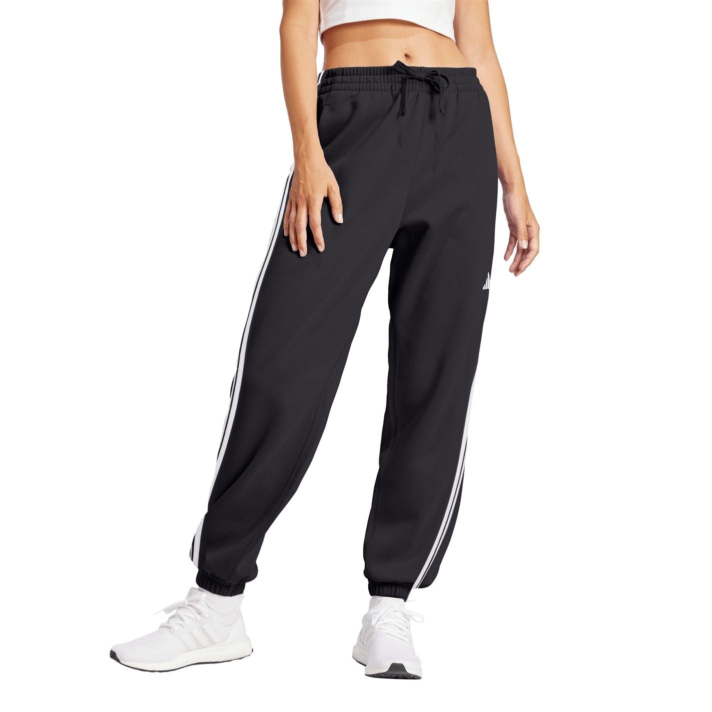 adidas Womens Essentials 3 Stripes Pants Slim