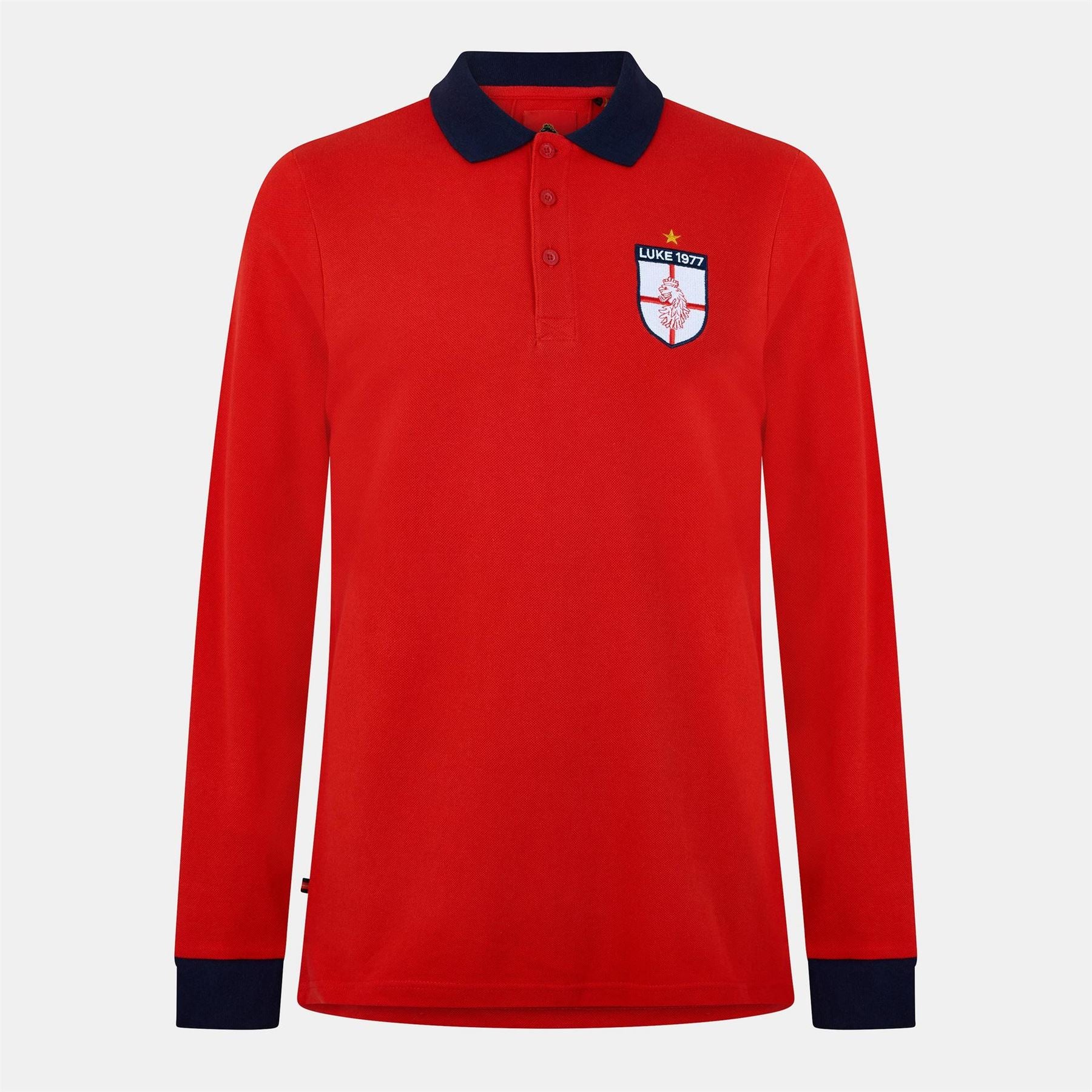Luke Bobbys Long Sleeve Polo Shirt