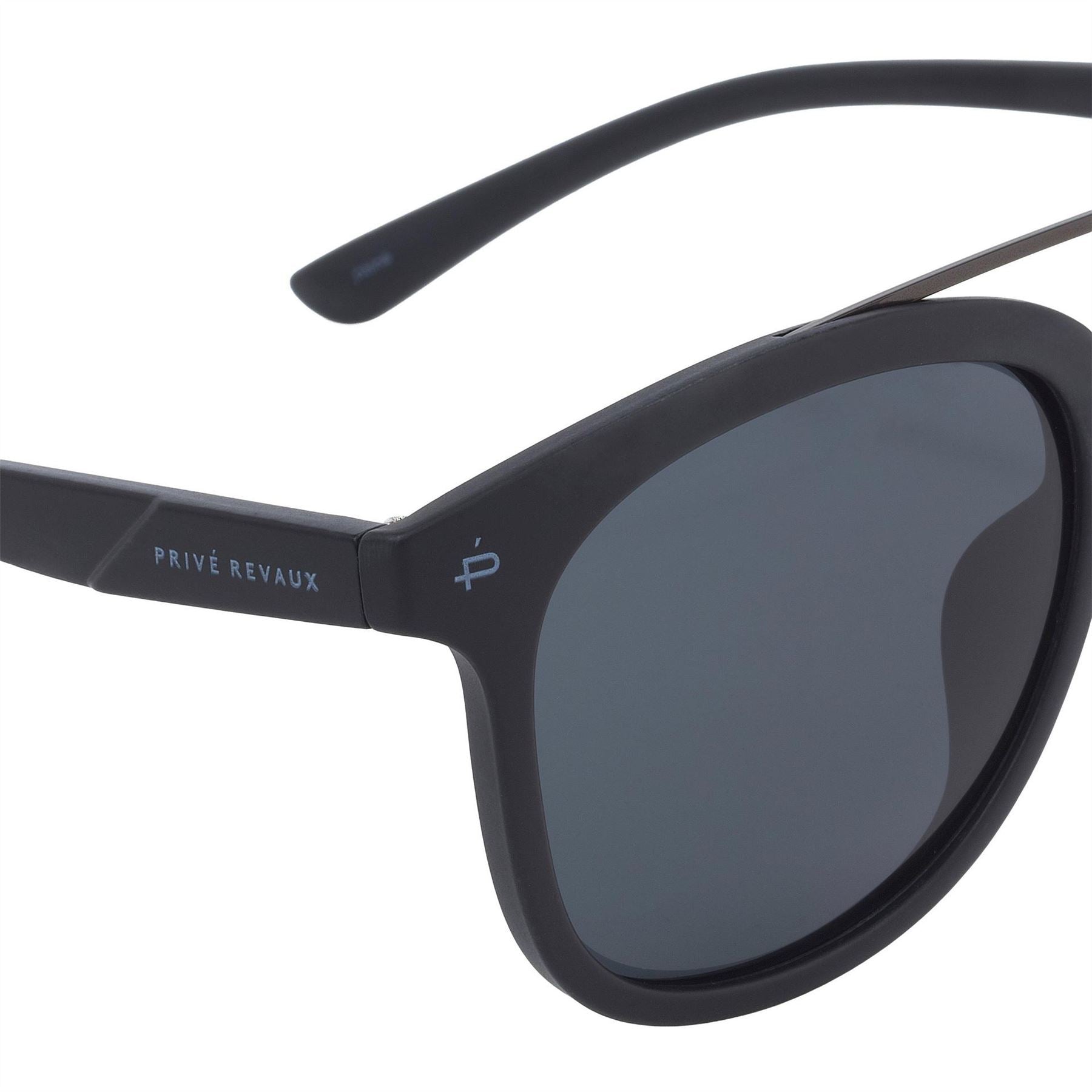 Prive Revaux R The Judge Rectangle Full Rim Sunglasses