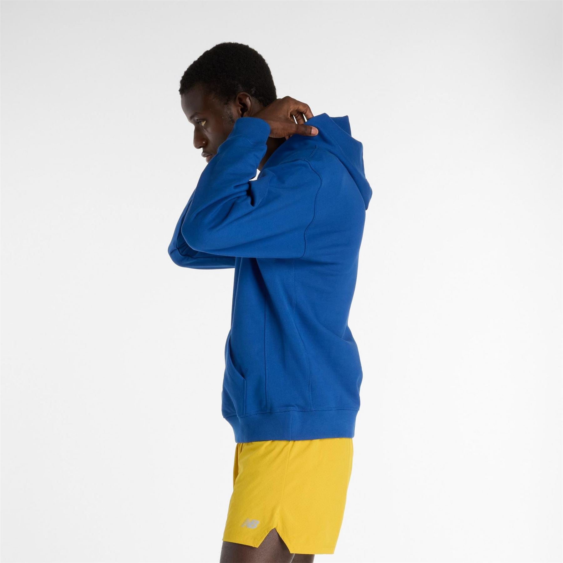 New Balance Athletics French Terry Cotton Over The Head Oversized Fit Hoodie