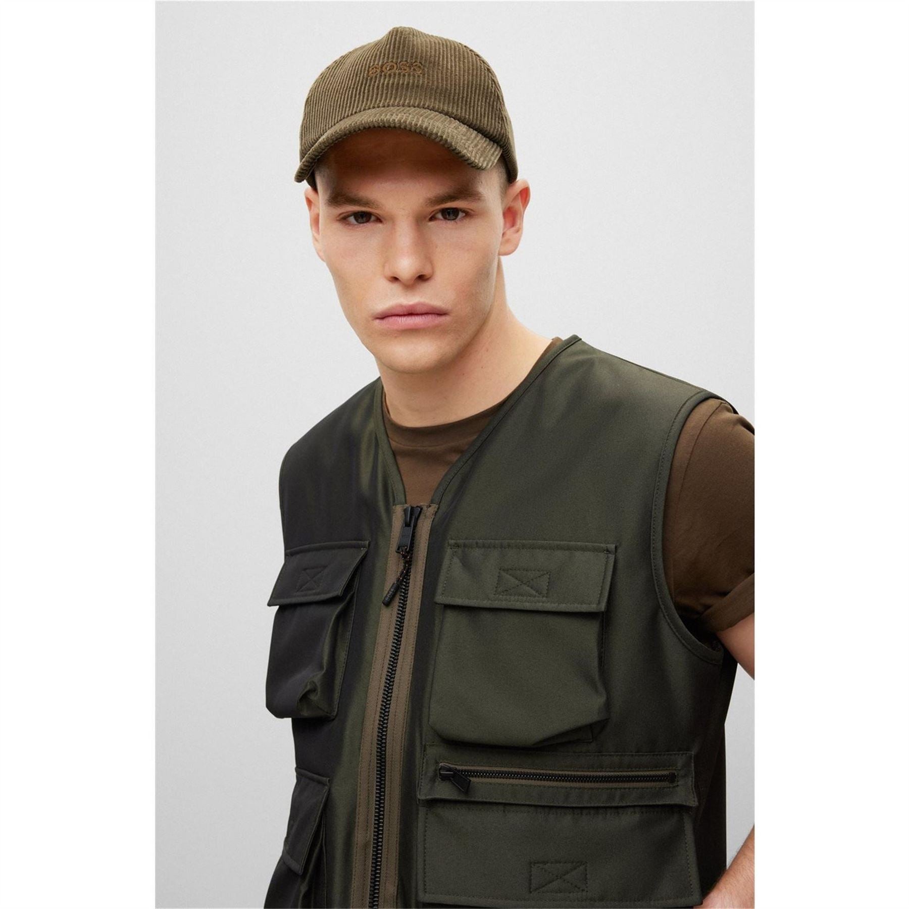 Boss Onslow Solid Patterned Gilet