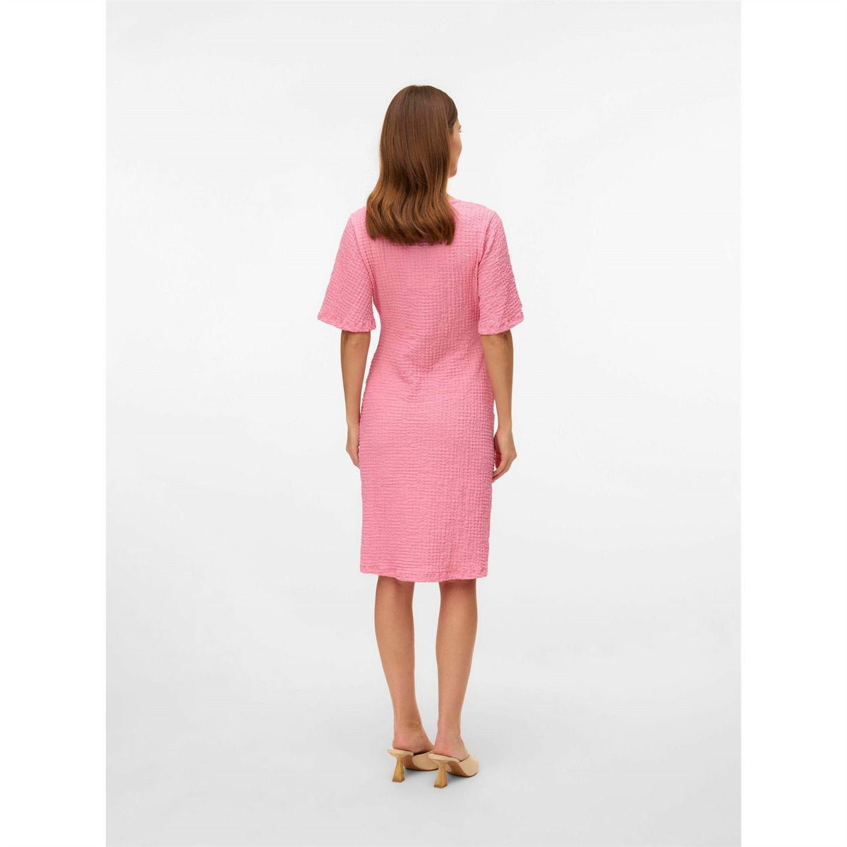 Mamalicious Tess V-Neck Short Sleeve Knee Length Dress
